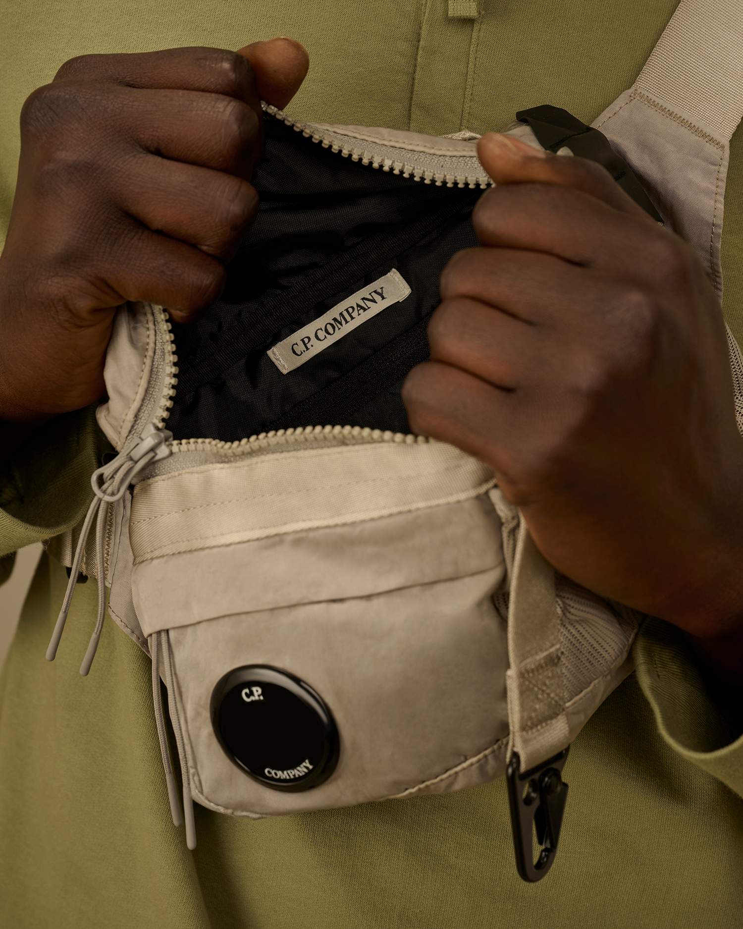Grey Nylon B Lens Waistbag | CPC SCA Online Store
