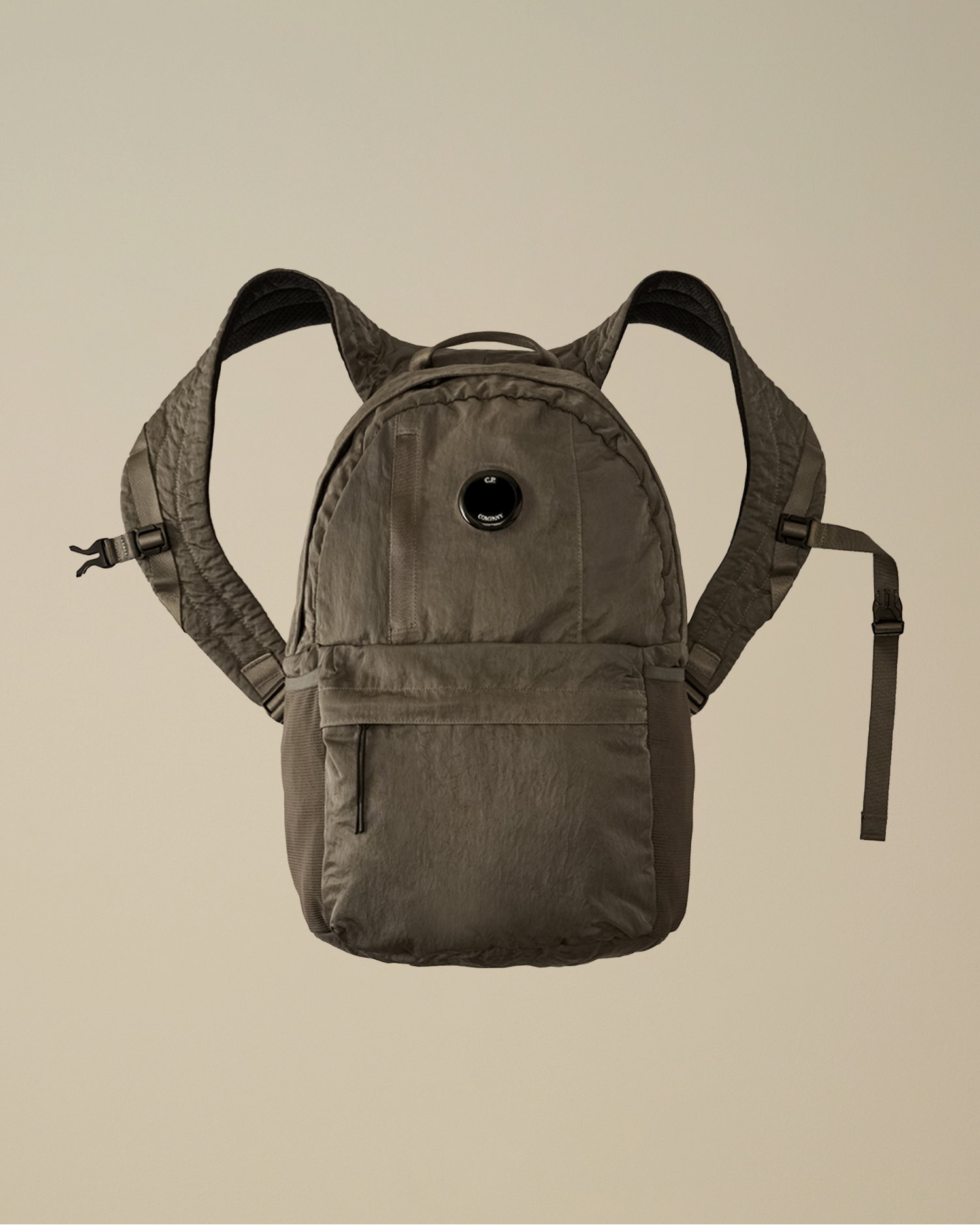 Grey Nylon B Lens Backpack | CPC KR Online Store