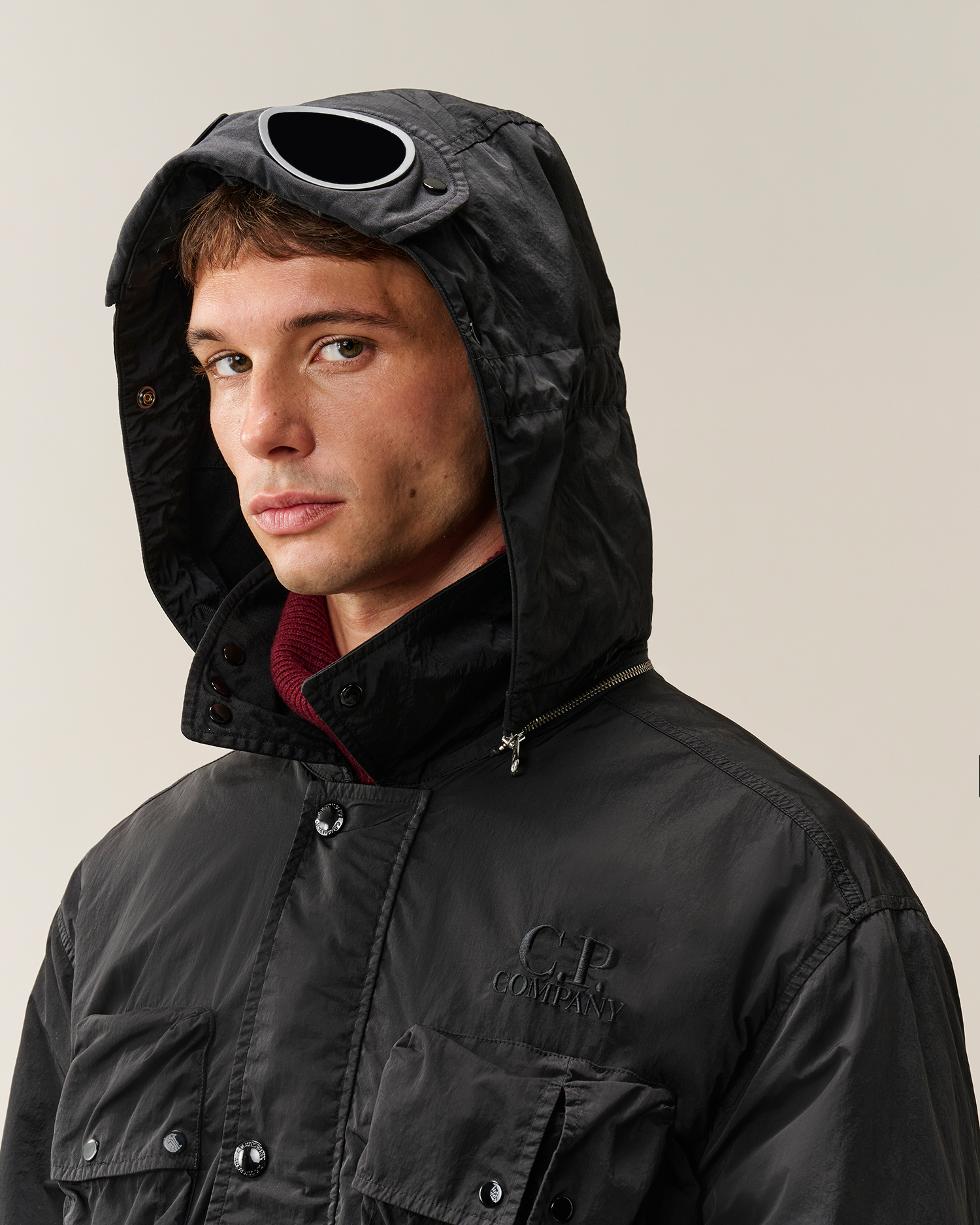 Black Heavy Chrome-R Goggle Jacket | CPC ROW Online Store