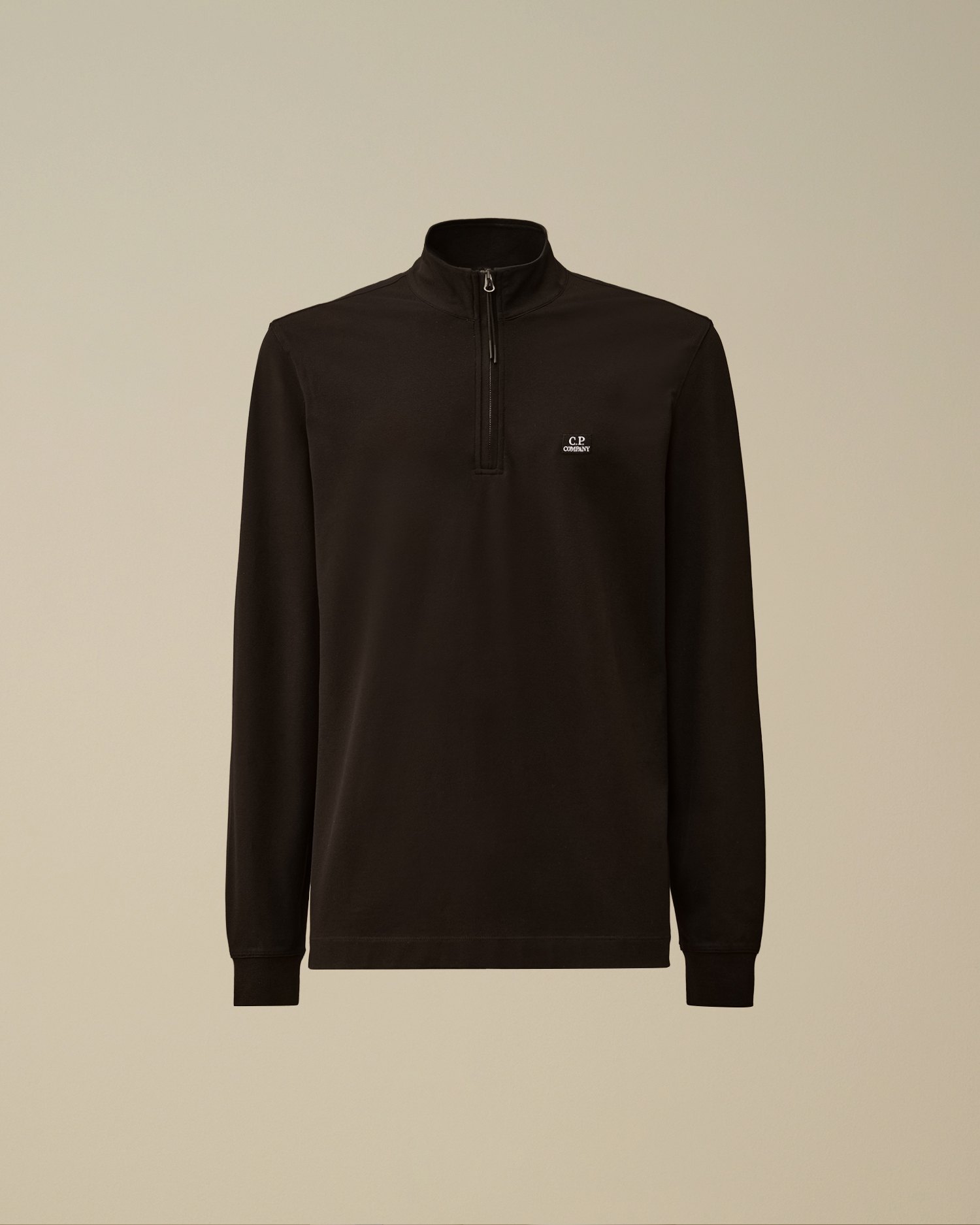 Stretch Piquet Half Zip Long Sleeve Polo Company United