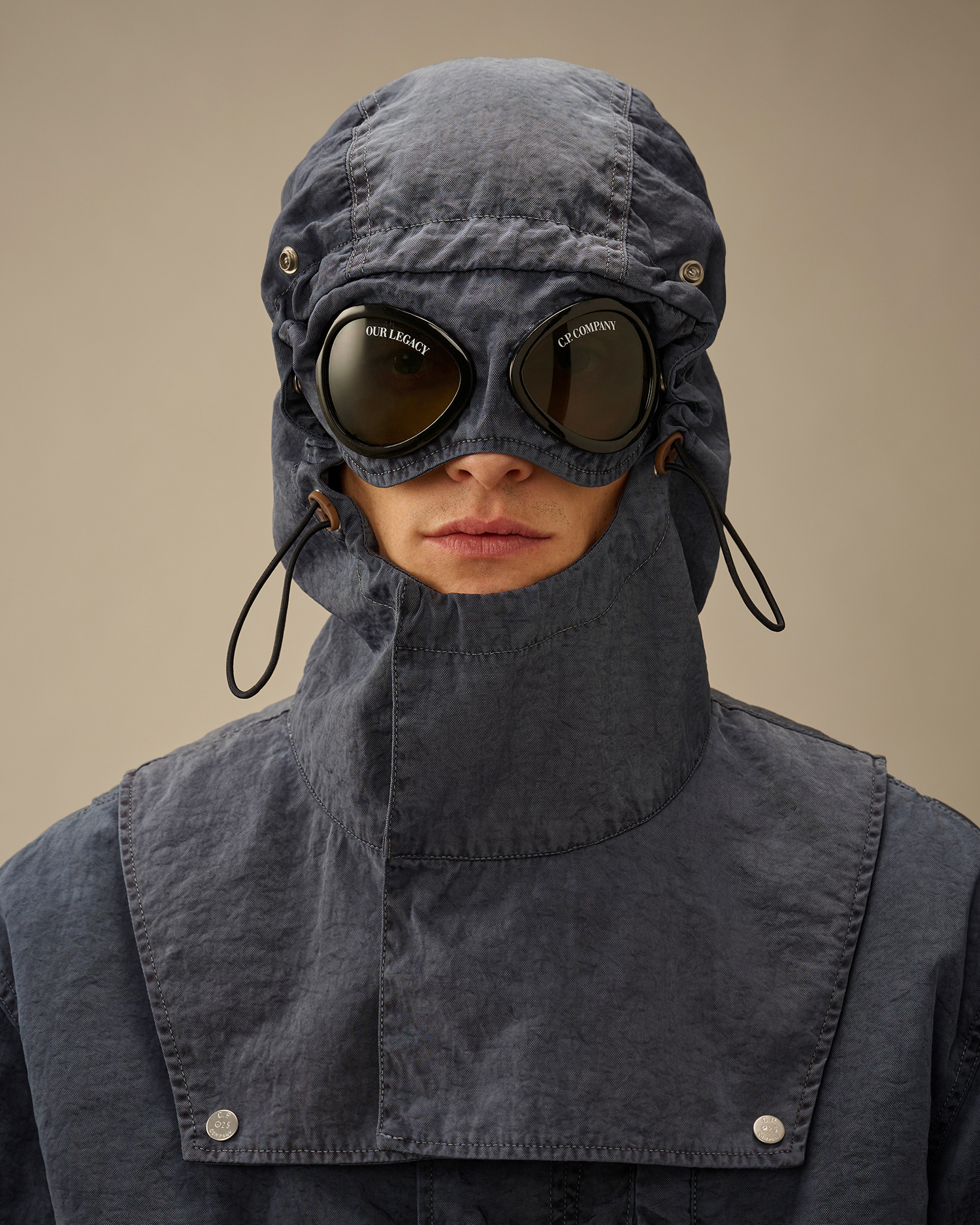 帽子 S.L.S c.p company our legacy Blue Our Legacy WORK SHOP x C.P. Company Oxford Detachable Goggle