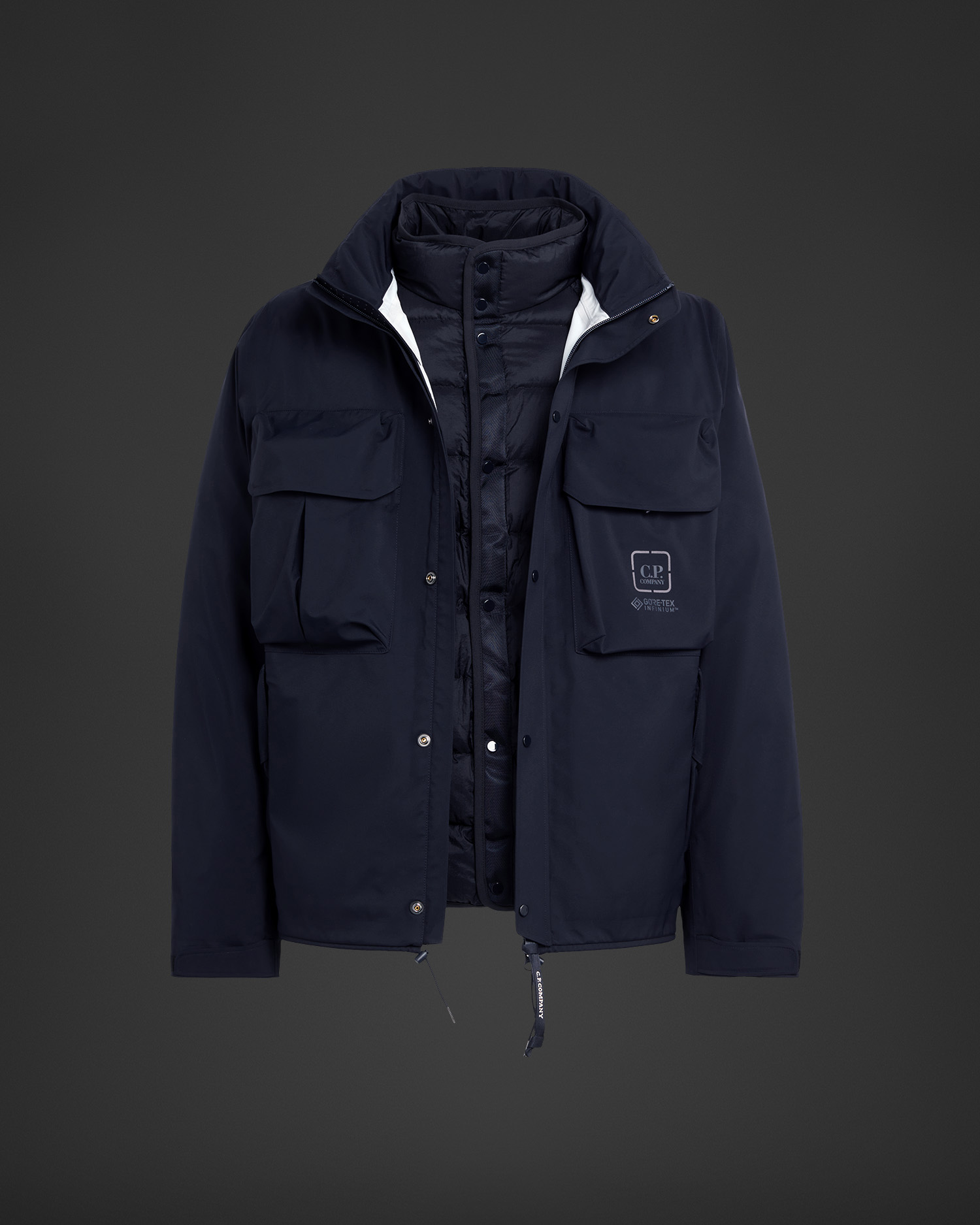 Metropolis Series Gore-Tex 3L Infinium Hooded Jacket | C.P.