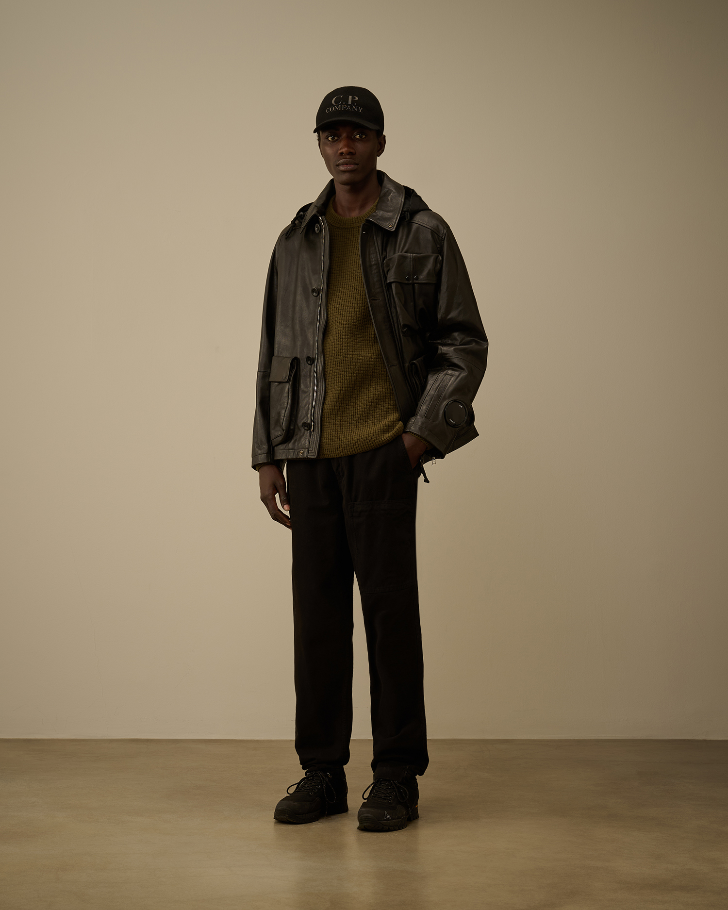 Black Leather Mille Jacket | CPC USCA Online Store