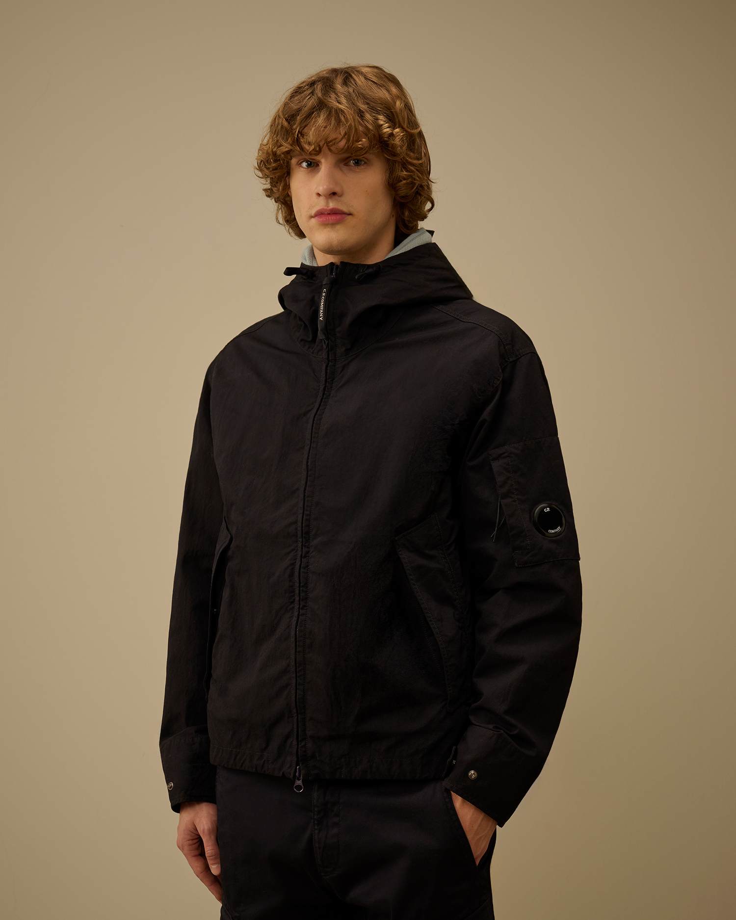 Blue Twill Hooded Lens Jacket | CPC IT Online Store