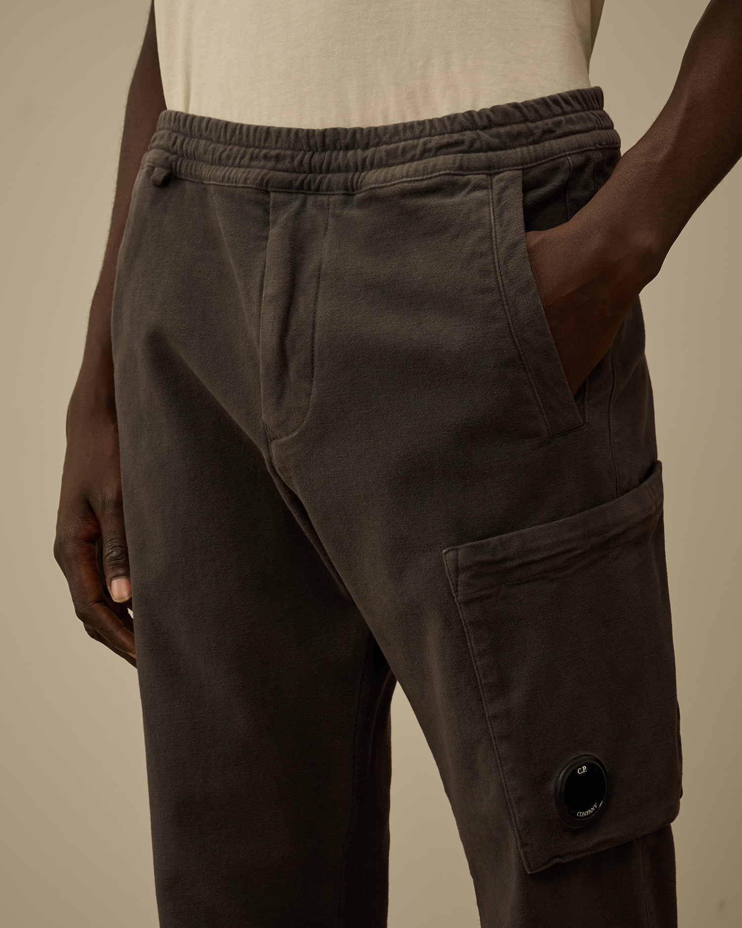 Grey Moleskin Stretch Cargo Pants | CPC USCA Online Store