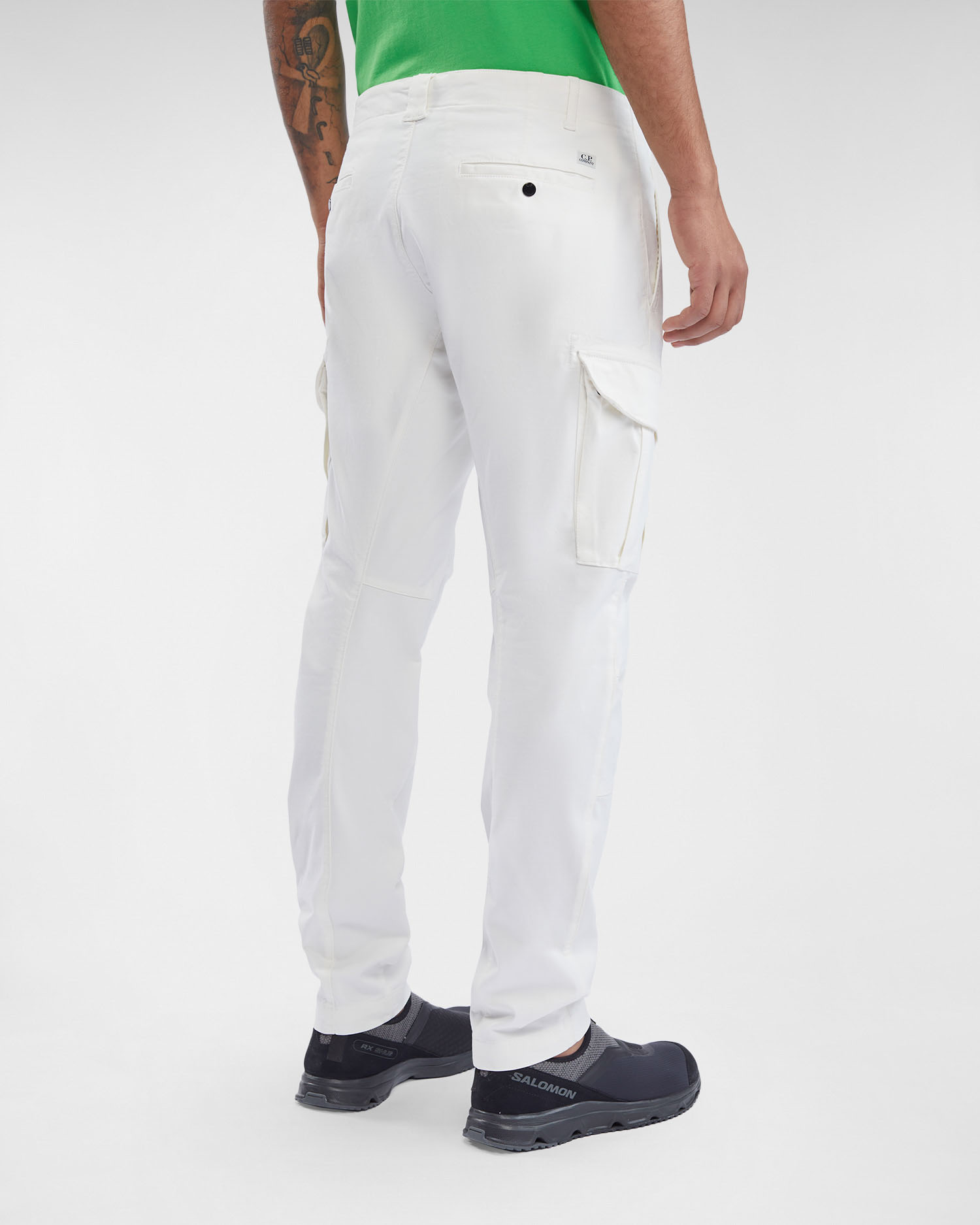 Stretch Sateen Cargo Pants Ergonomic Fit | C.P. Company Online Store