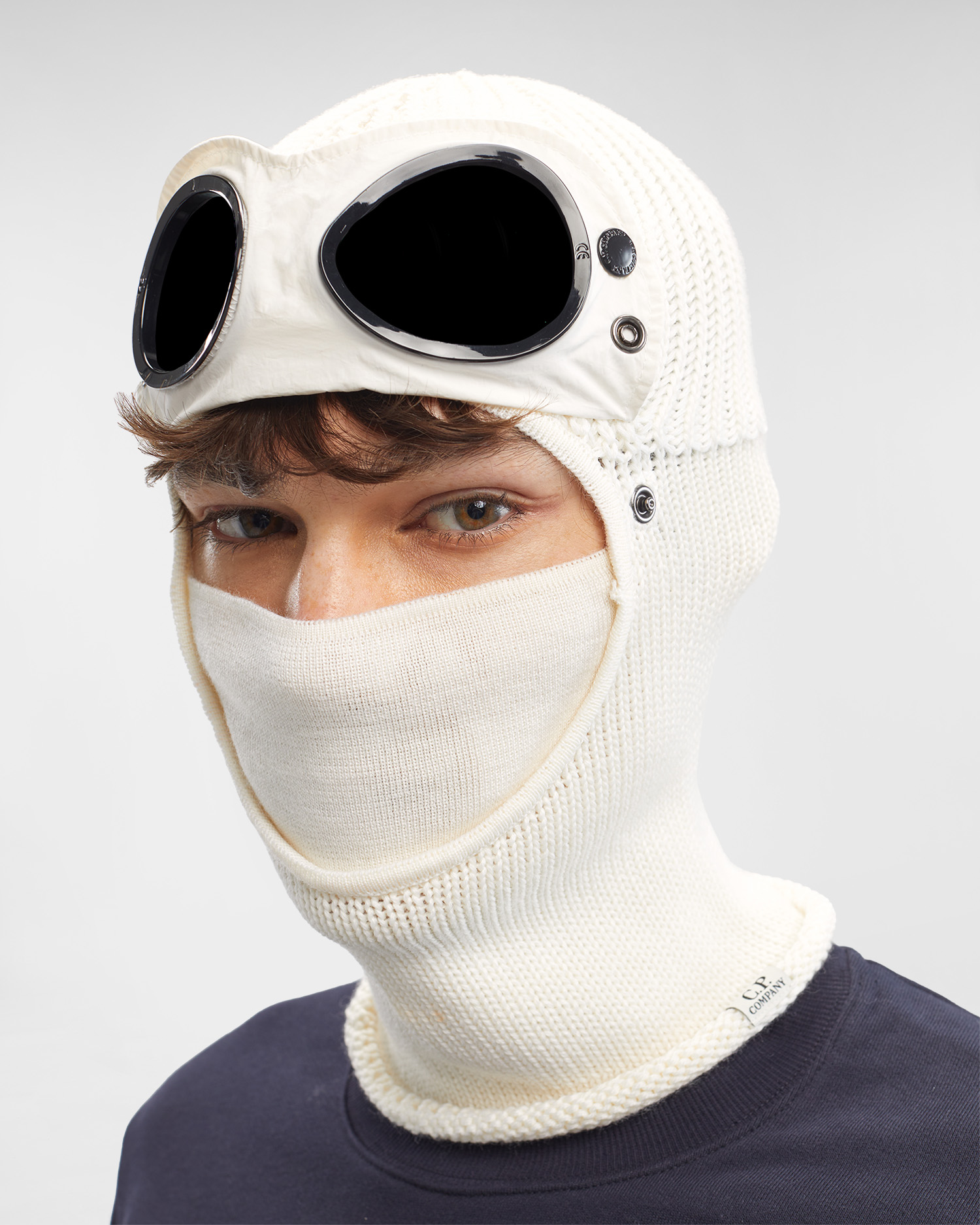 Extra Fine Merino Wool Goggle Balaclava C.P. Company Online Store