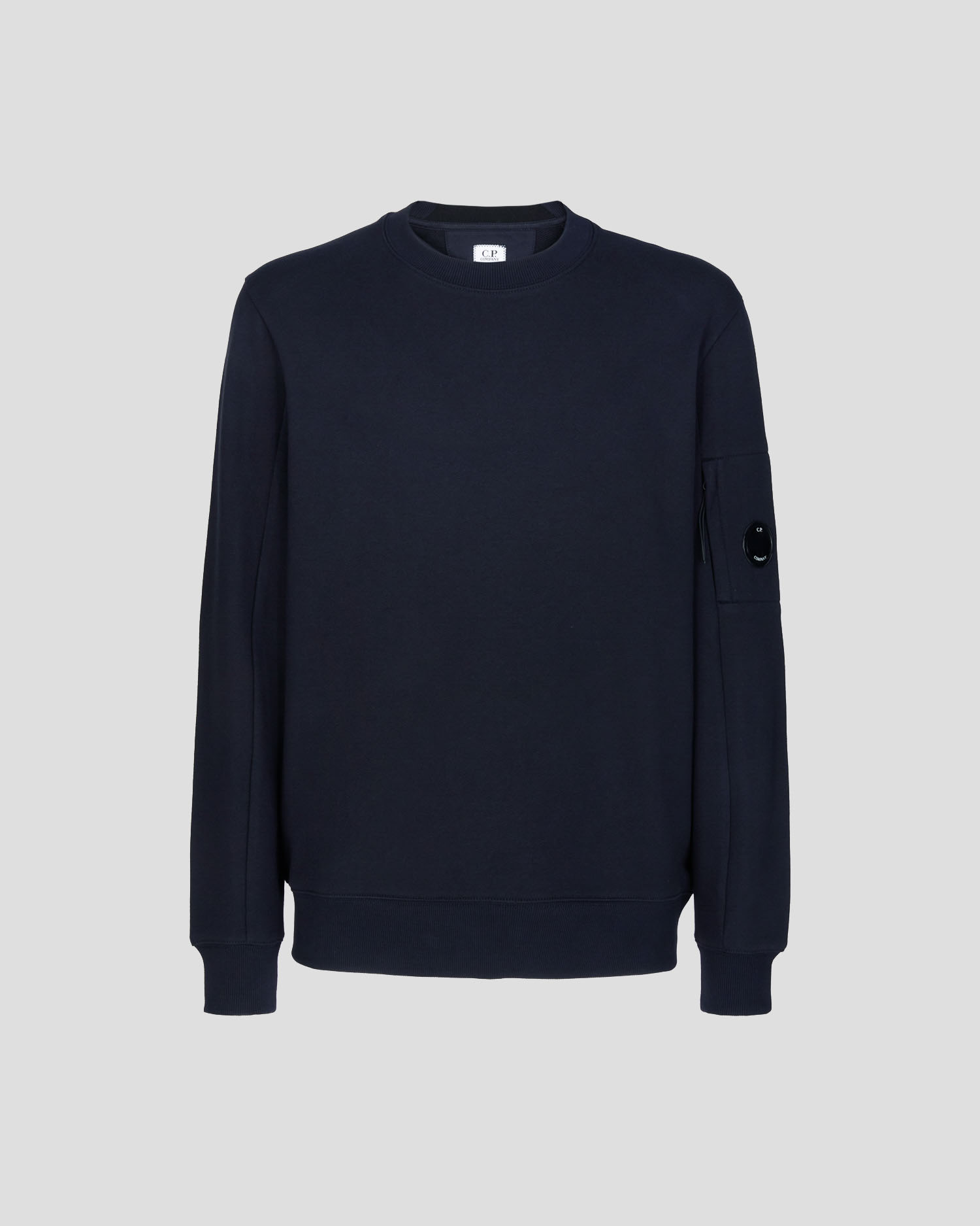Diagonal Raised Fleece Crew Neck Sweatshirt | C.P. Company Online 
