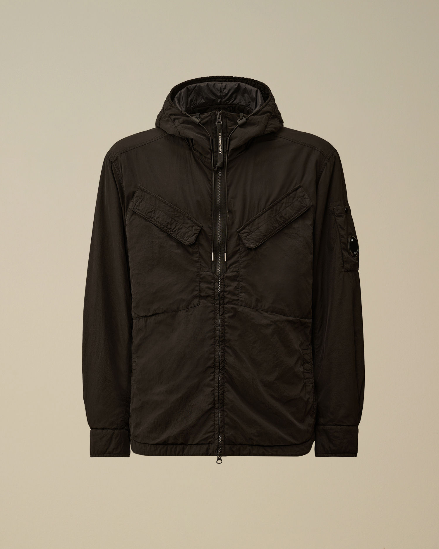 Chrome-R Hooded Zipped Overshirt | CPC JP Online Store