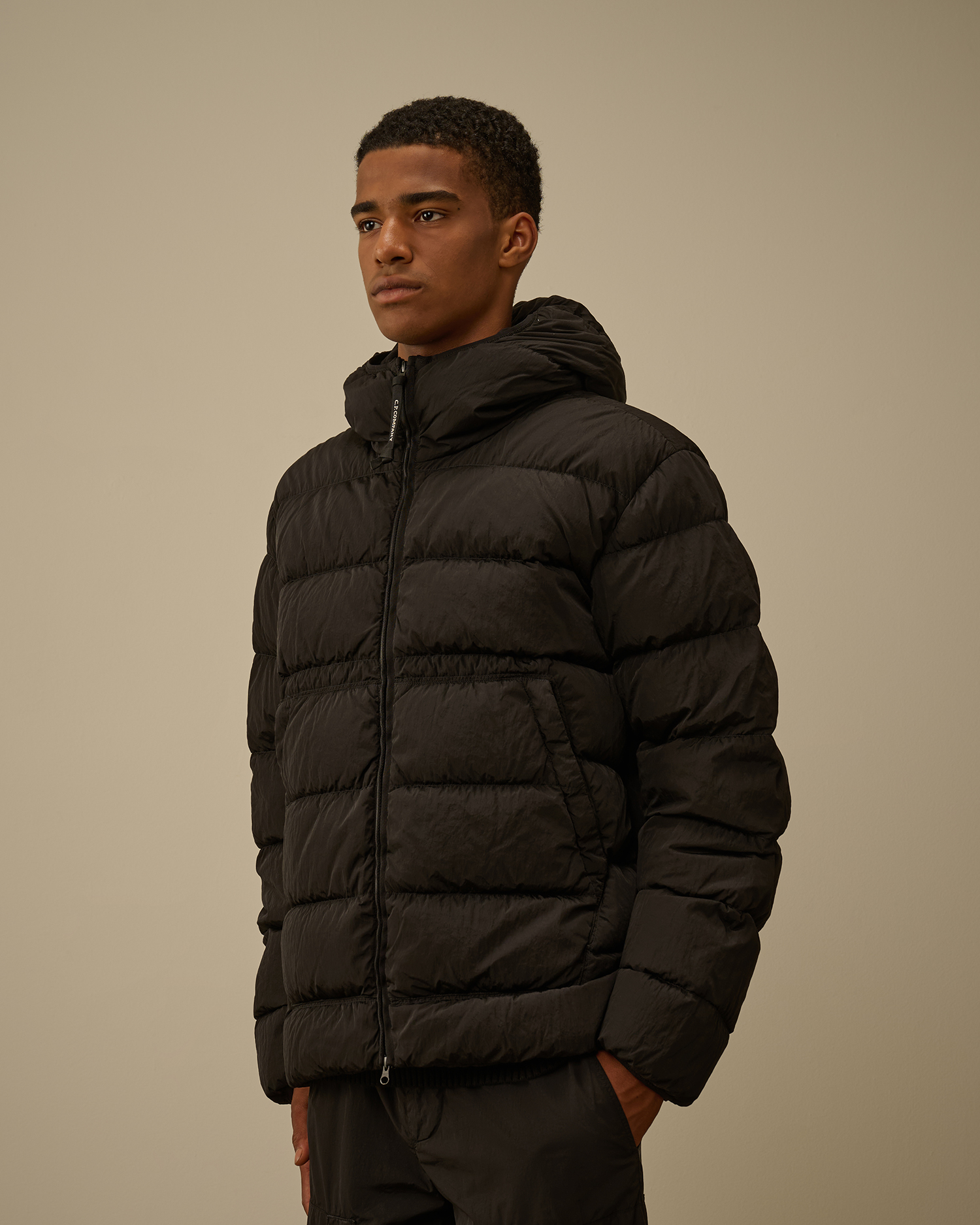 Black Chrome-R Goggle Down Jacket | CPC USCA Online Store