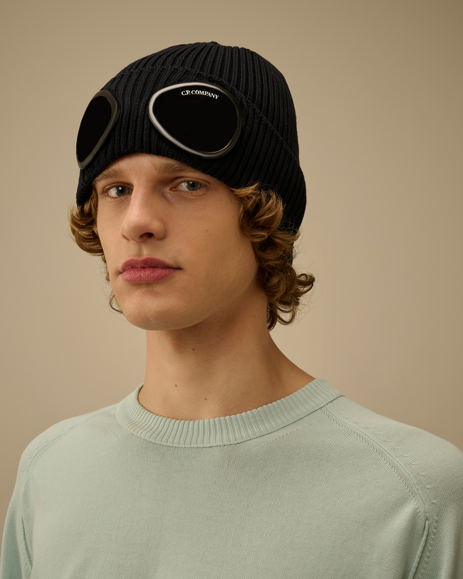 Blue Cotton Goggle Beanie | CPC USCA Online Store