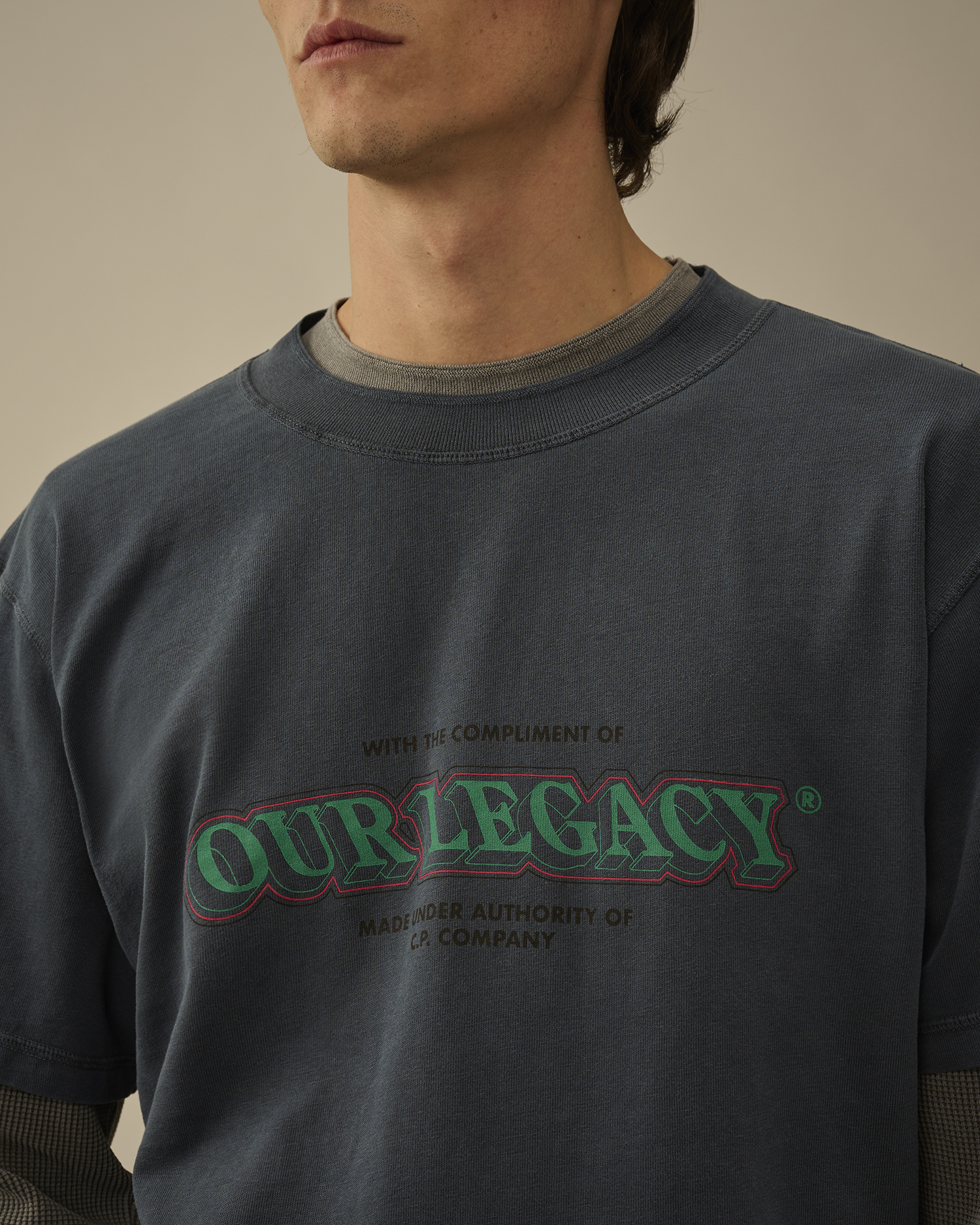 Blue Our Legacy WORK SHOP x C.P. Company Heavy Jersey Short Sleeve