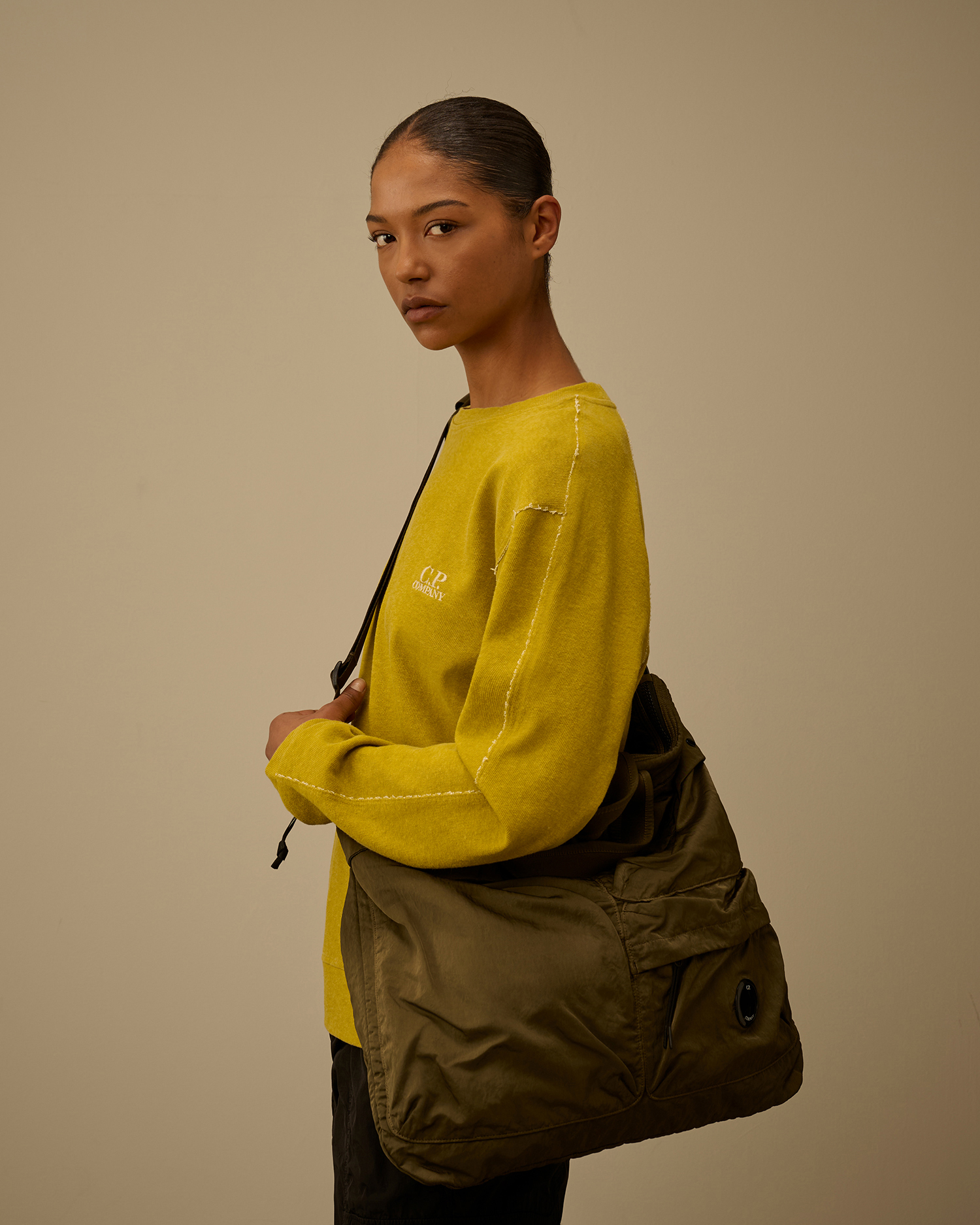 Green Nylon B Tote Bag | CPC IT Online Store