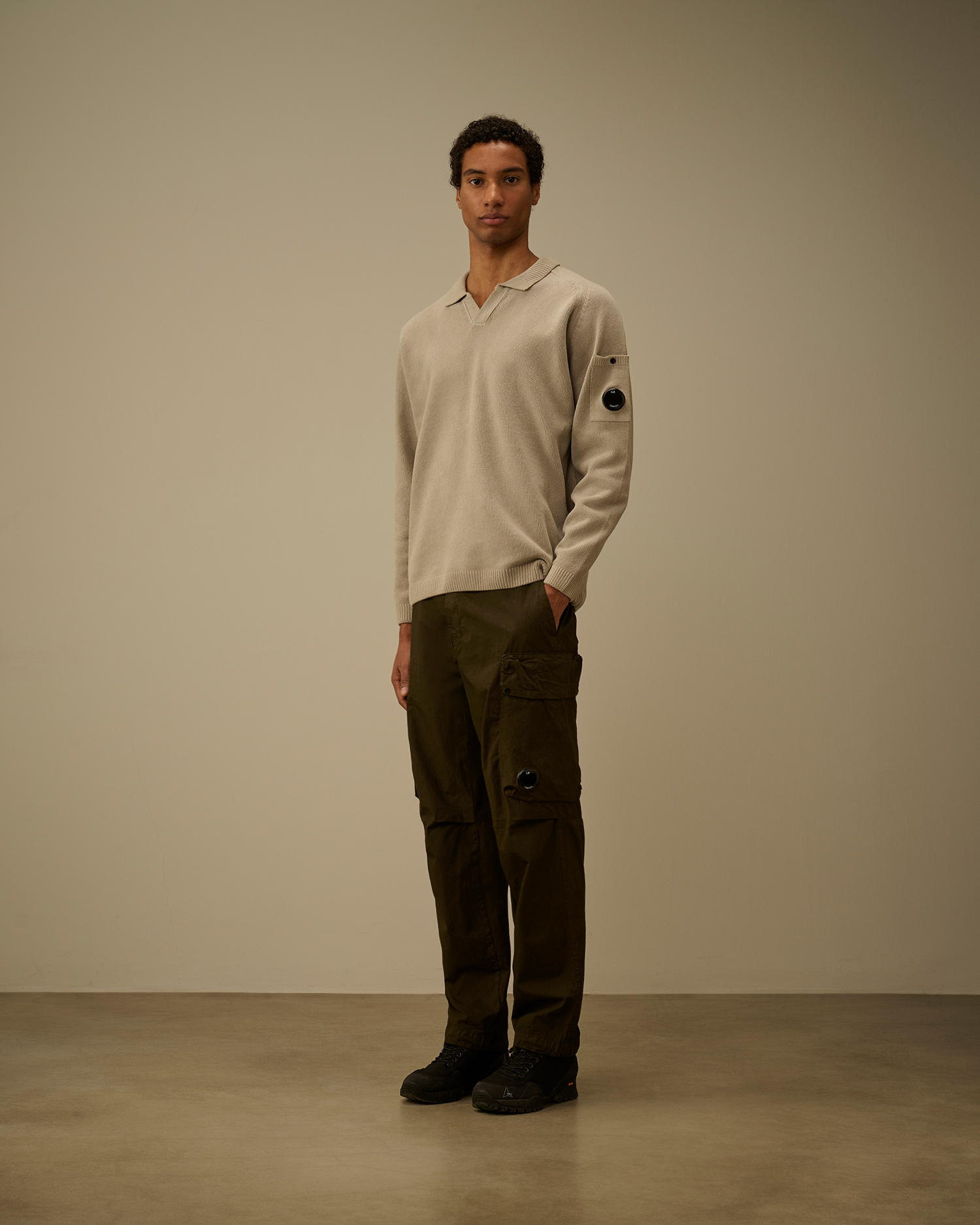 Green Micro-Reps Boxy Cargo Lens Pants | CPC SCA Online Store