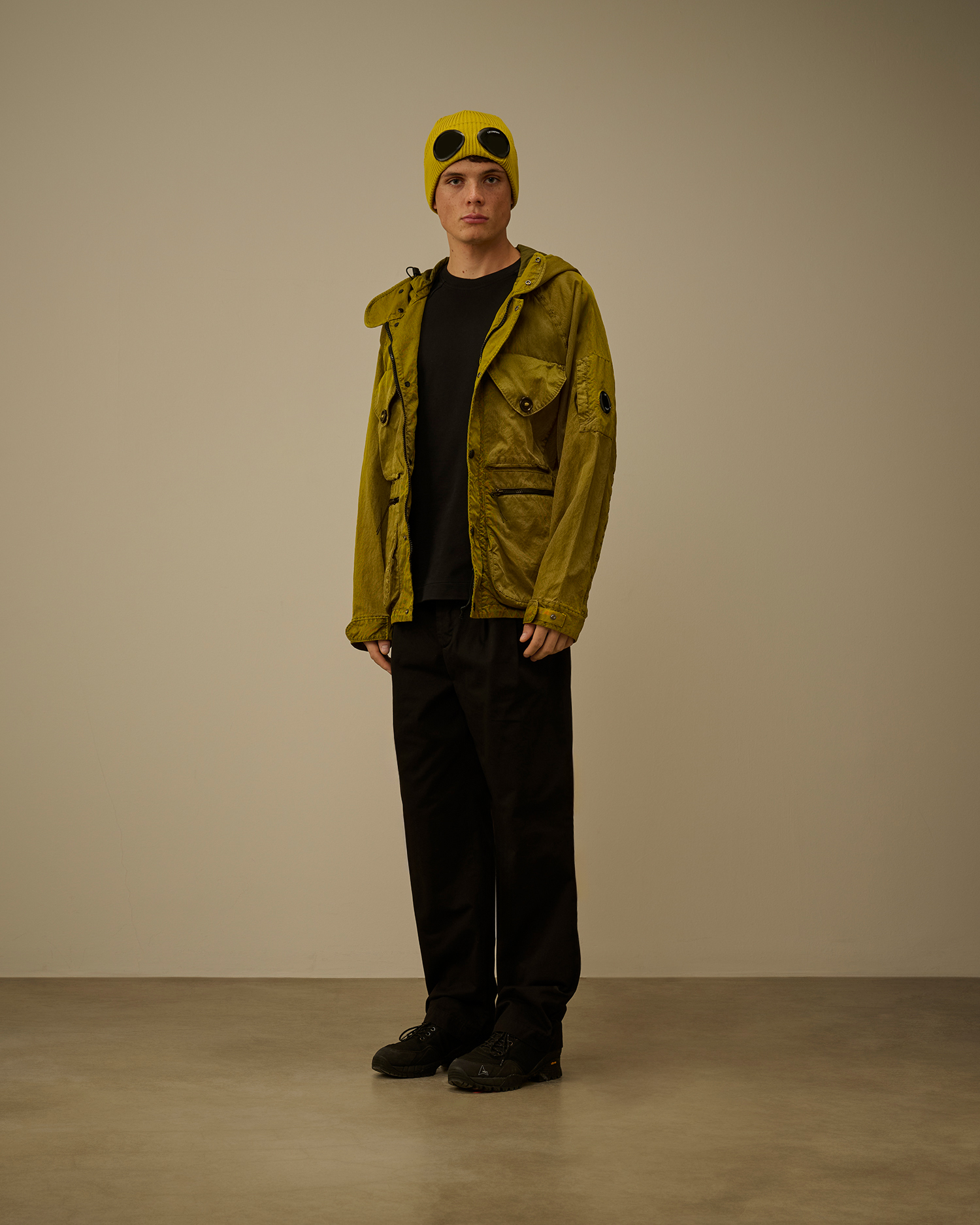 Yellow Panama-R Mixed Goggle Jacket | CPC USCA Online Store