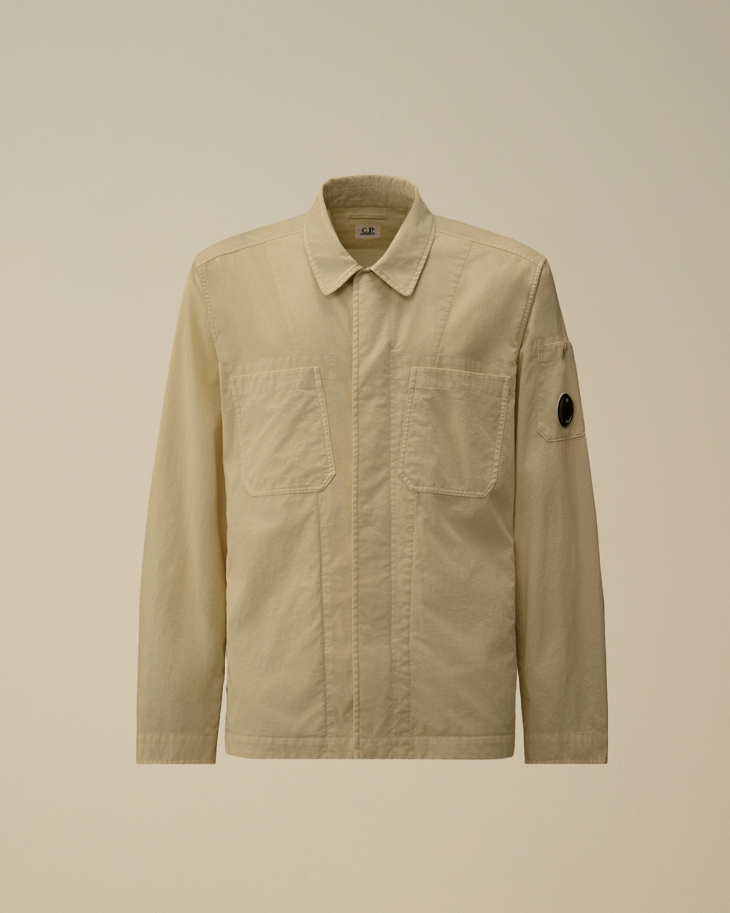Grey Taylon P Chest Pockets Lens Button Overshirt | CPC USCA 