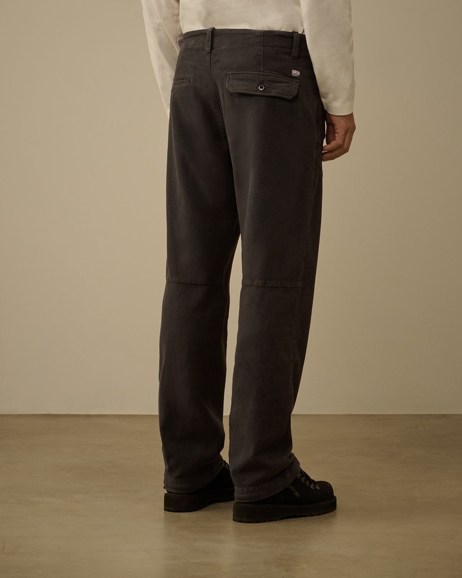 パンツ C.P. Company Moleskin Trousers Grey Moleskin Stretch Cargo Pants | CPC USCA Online Store
