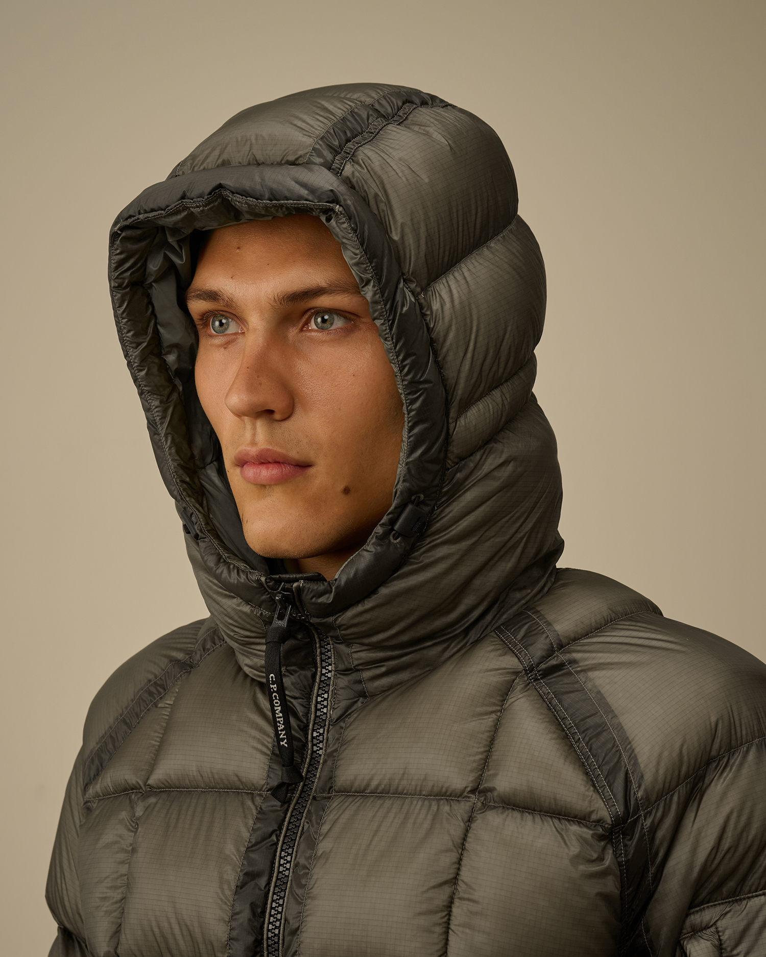 Grey D.D. Shell Hooded Down Jacket | CPC JP Online Store