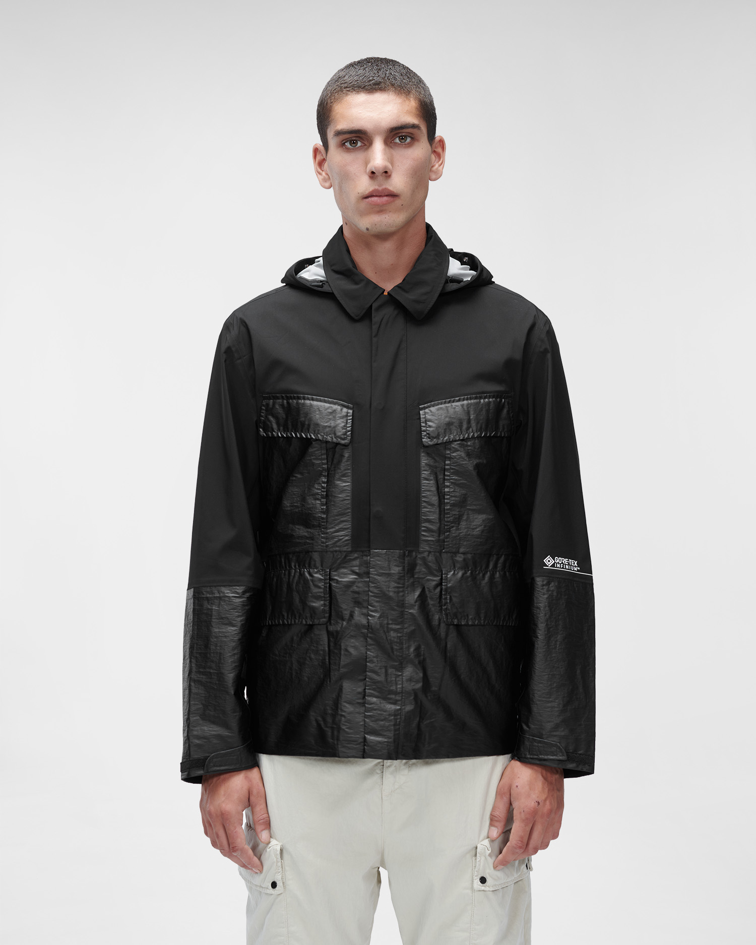 cp company mixed goggle jacket