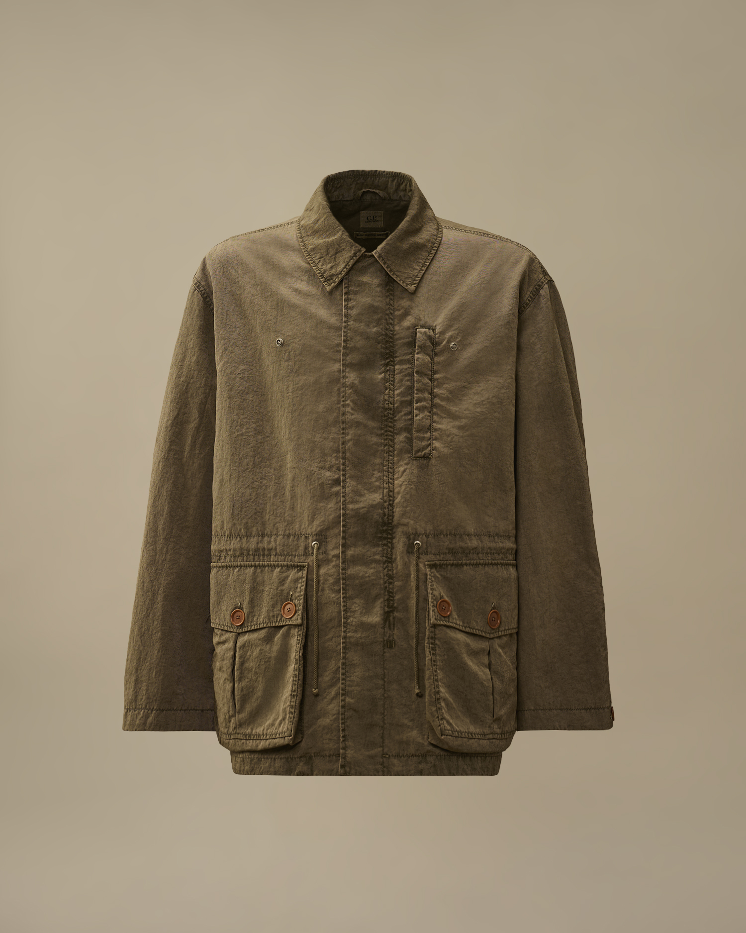 Beige Our Legacy WORK SHOP x C.P. Company Oxford Field Jacket