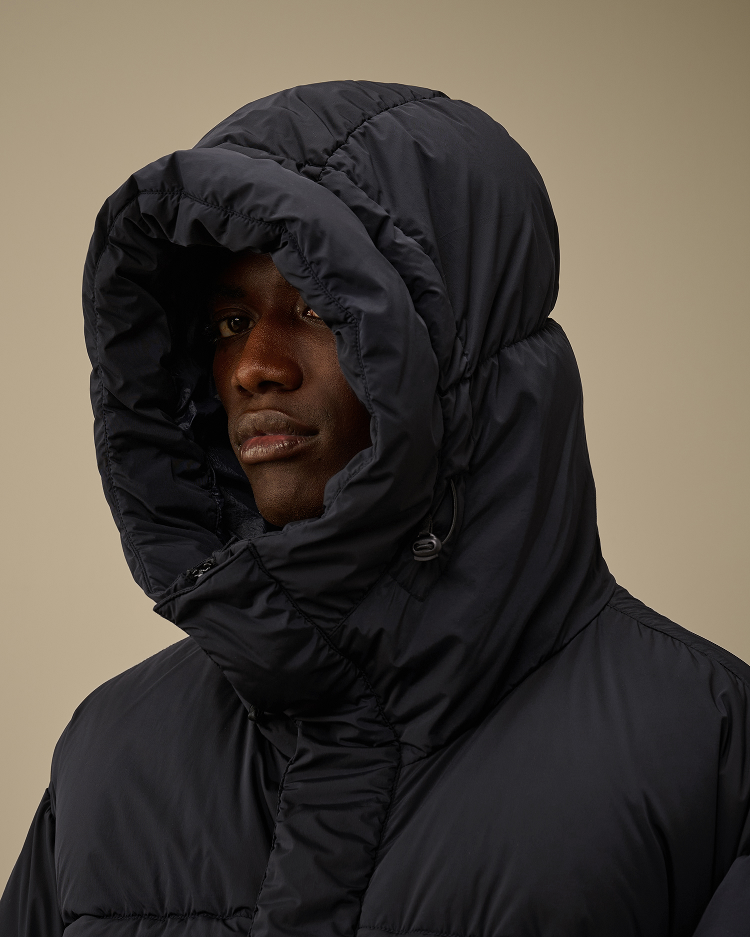 Nycra-R Long Hooded Down Jacket | C.P. Company South Korea