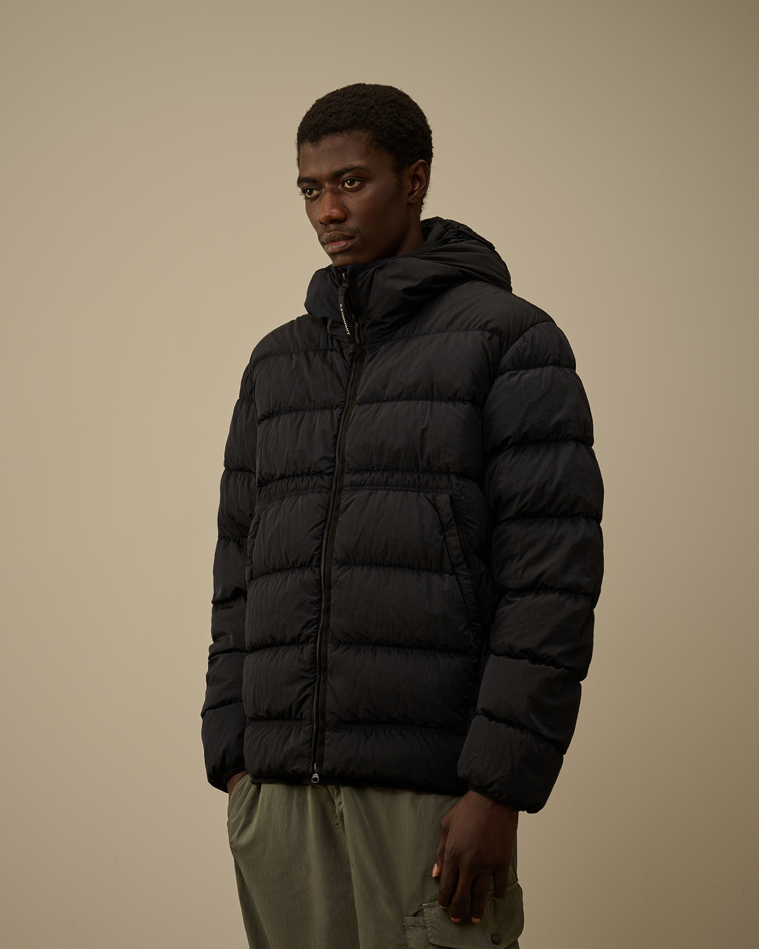 C. P. COMPANY】 GOGGLE DOWN JACKET C.P. Company 'Frost' Dyed