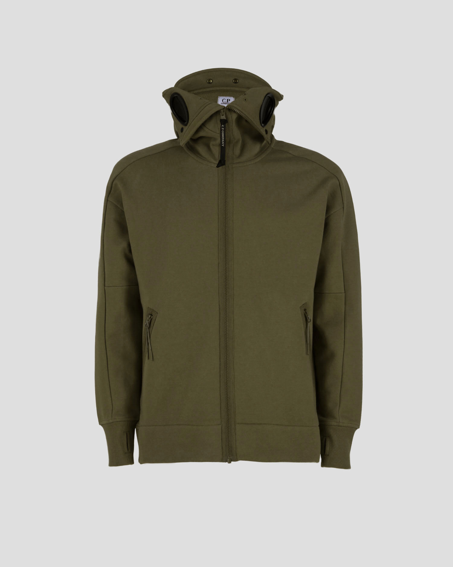 cp company fleece shell jacket