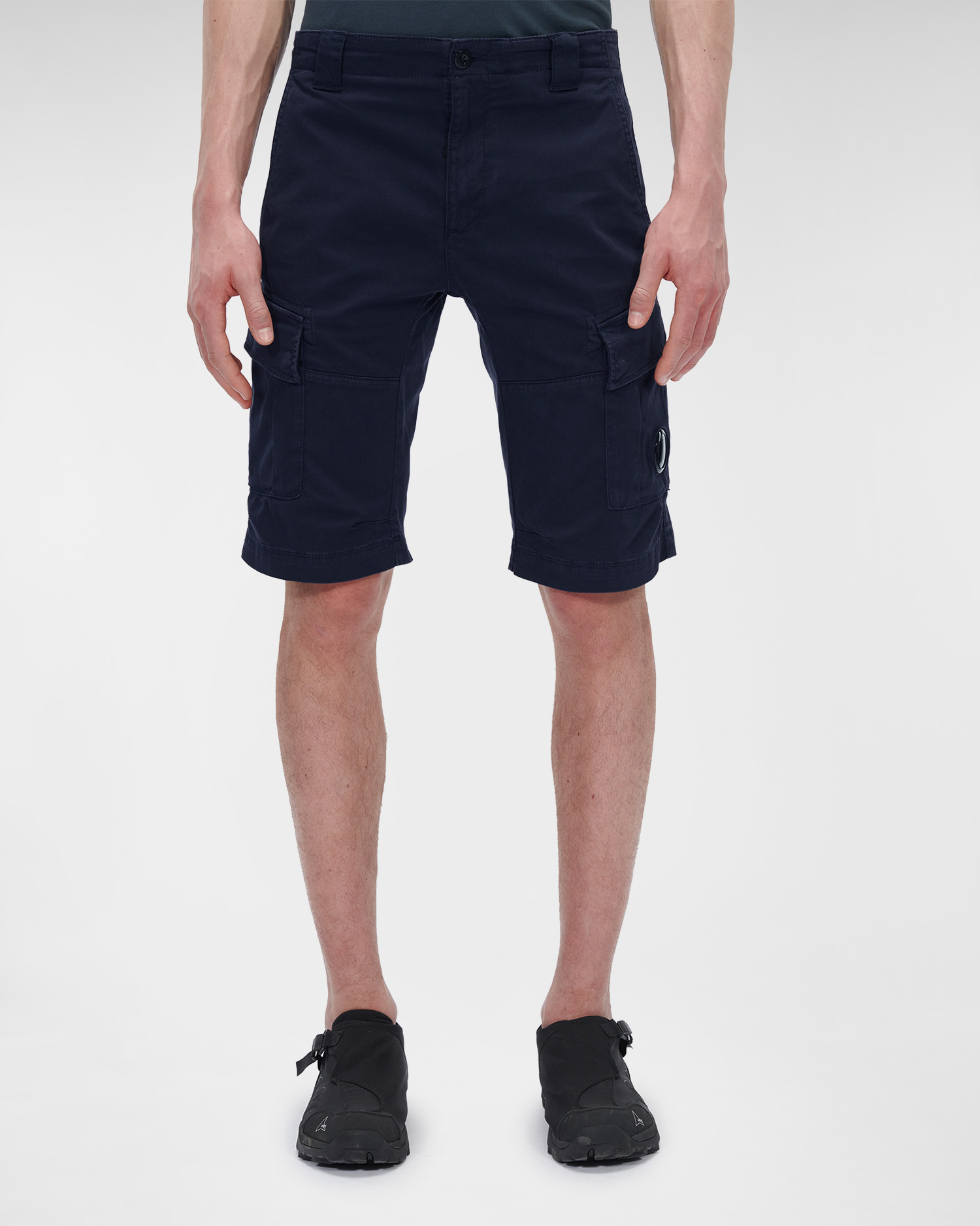 Stretch Sateen Cargo Shorts | C.P 