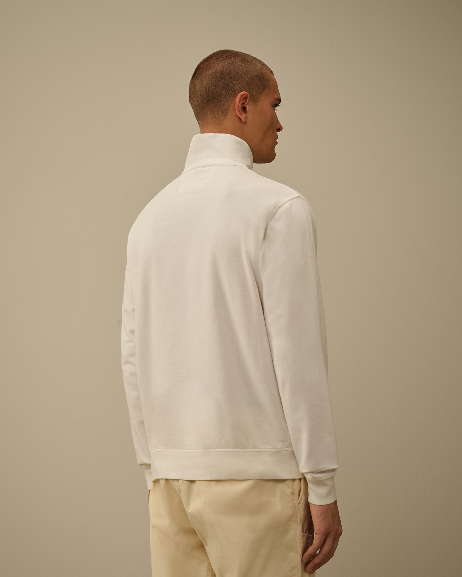 Light Fleece Half Zip Sweatshirt CPC ROW Online Store