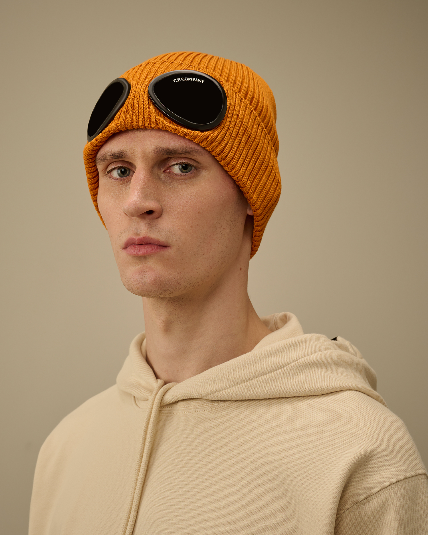 Orange Cotton Goggle Beanie | CPC USCA Online Store