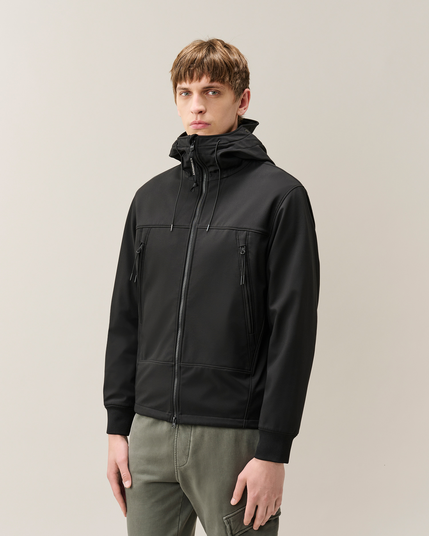 Black C.P. Shell-R Goggle Jacket | CPC USCA Online Store