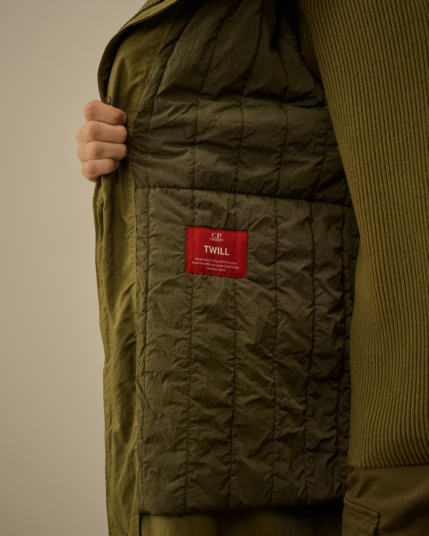 Twill Hooded Padded Parka | CPC ROW Online Store