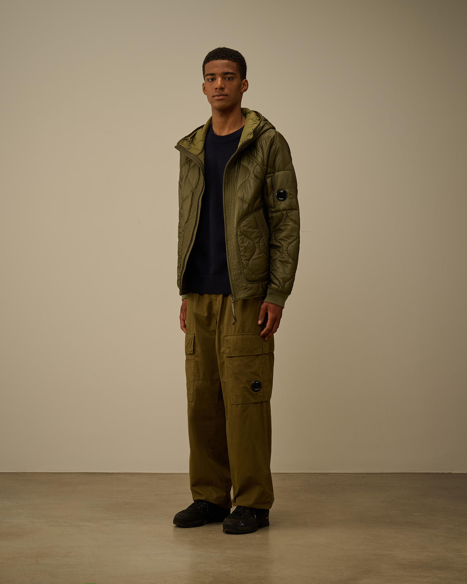 ジャケット・アウター LINER HOODED PADDED JACKET Green Liner Hooded Padded Jacket | CPC USCA Online Store