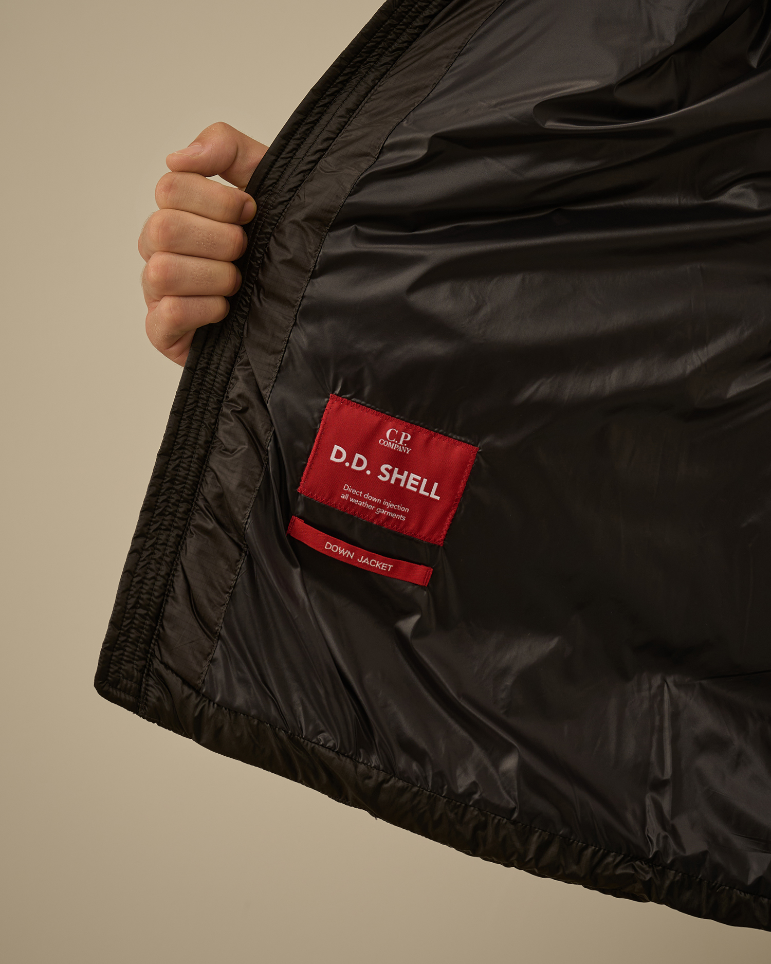 Black D.D. Shell Hooded Down Puffer Jacket | CPC USCA Online Store