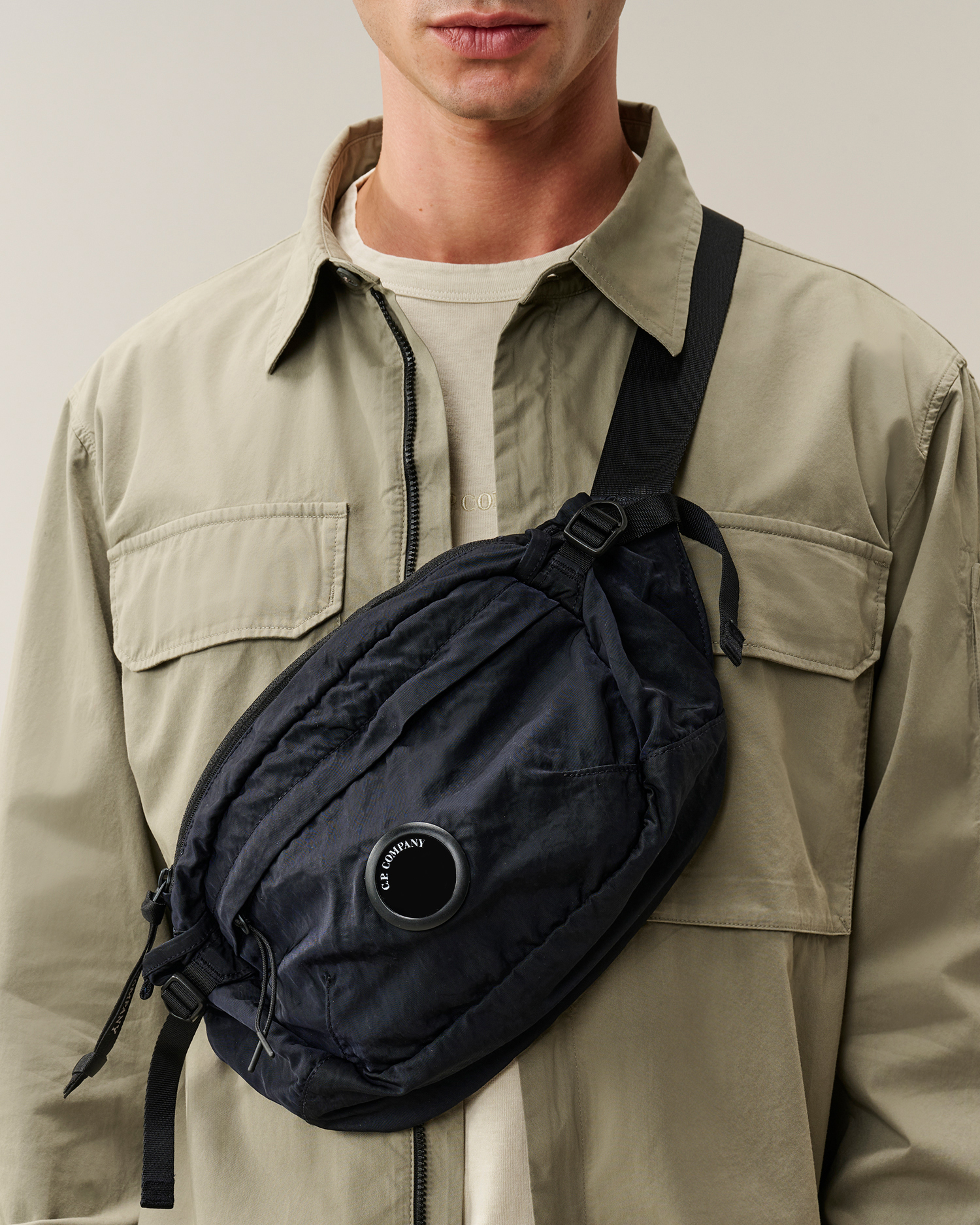 Blue Nylon B Lens Waist Bag | CPC USCA Online Store