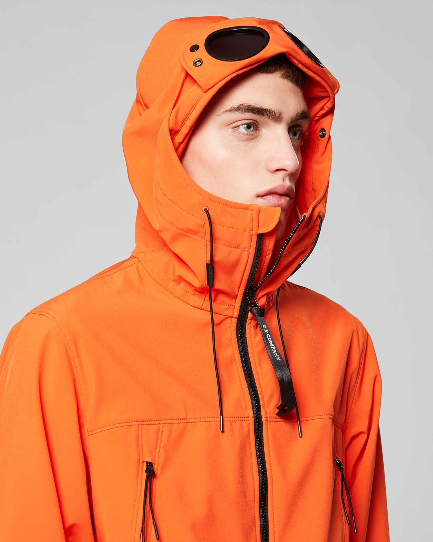cp company soft shell orange