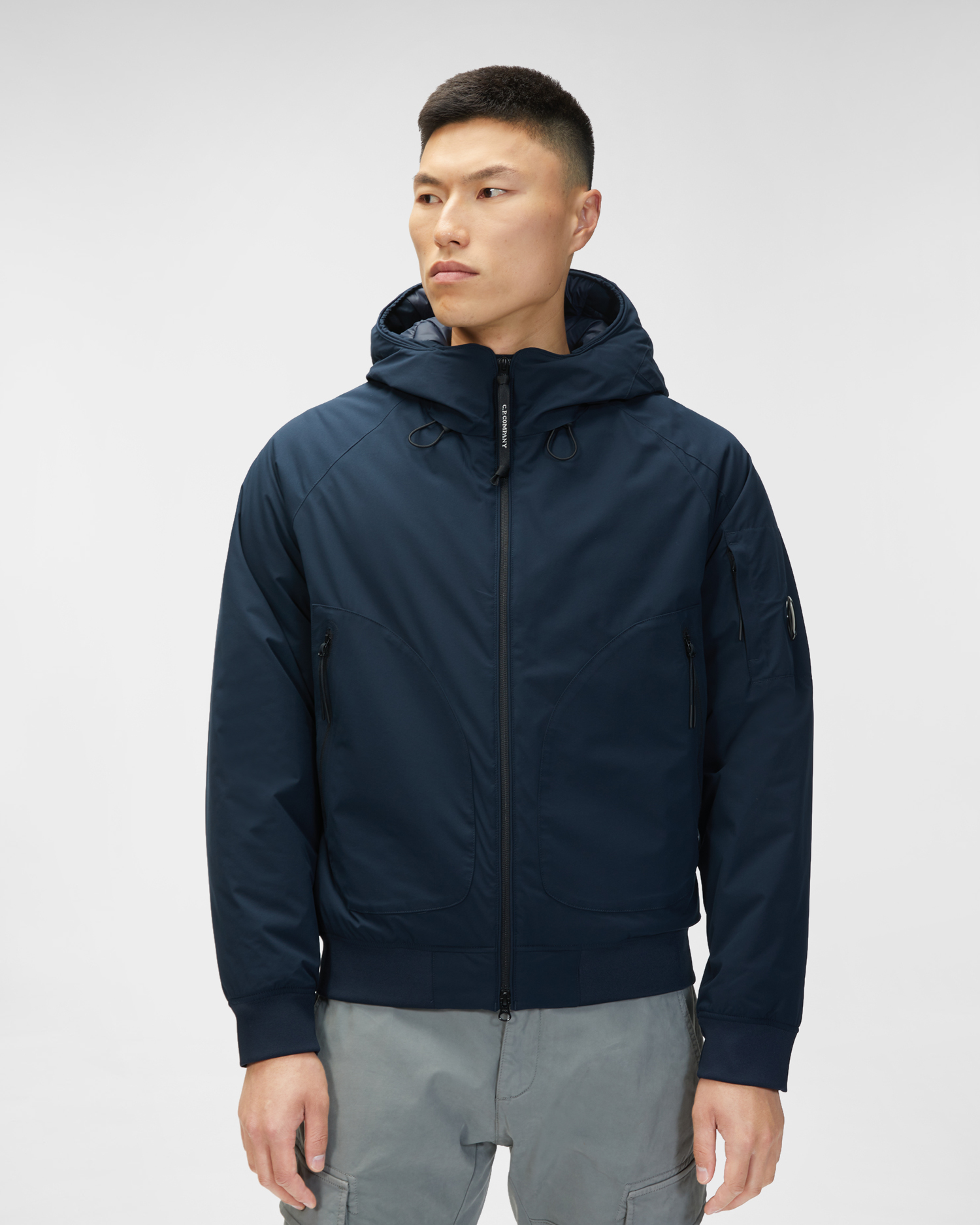 cp company pro tek jacket blue