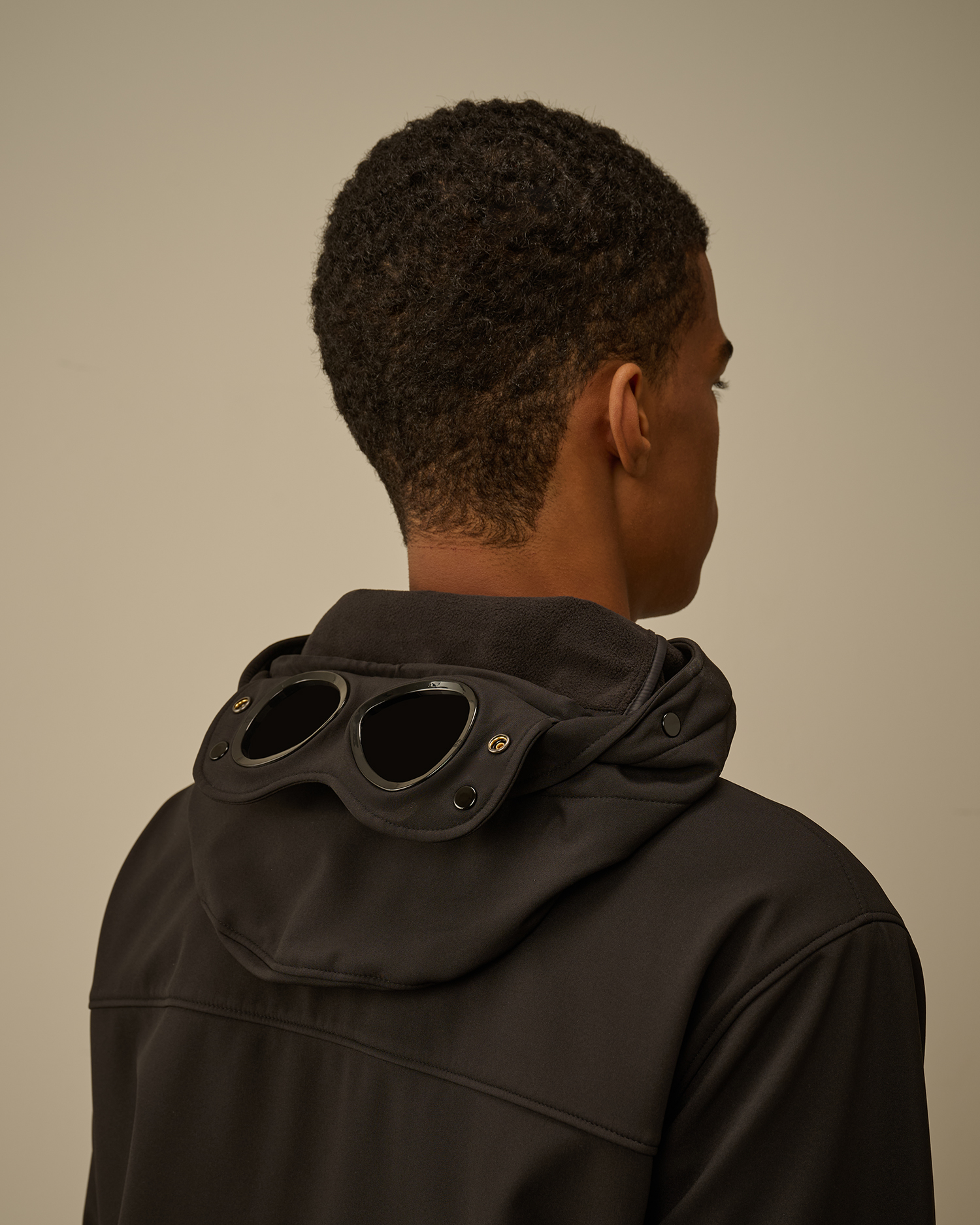 ジャケット・アウター C.P. COMPANY goggle jacket GOGGLE JACKET BLACK - C.P. COMPANY(シーピー カンパニー) - TOPS