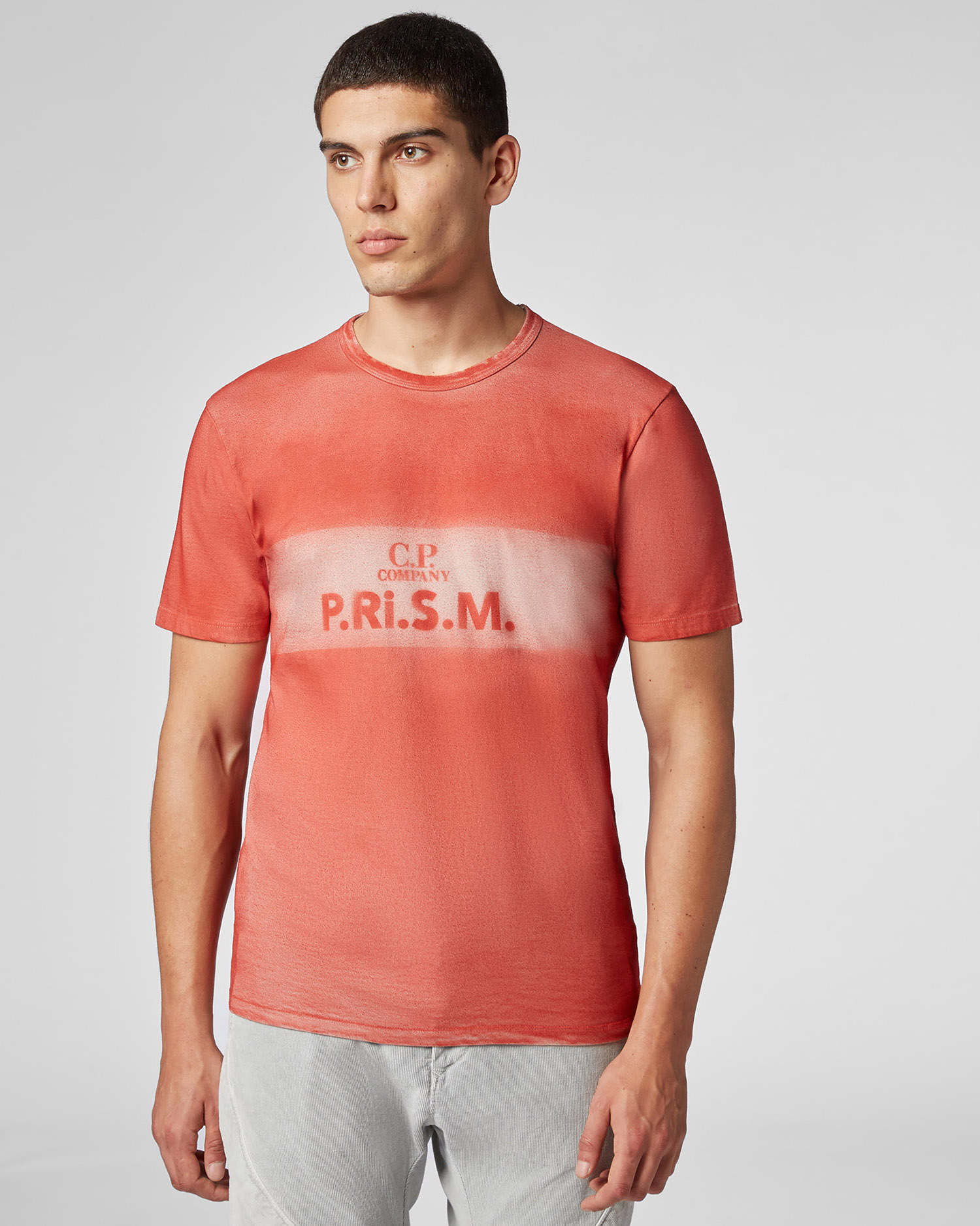 cp company red t shirt