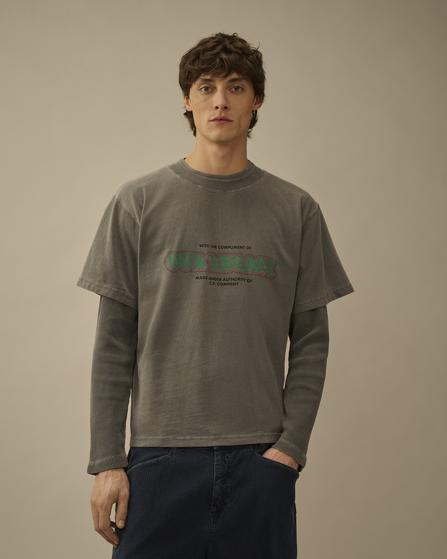 Grey Our Legacy WORK SHOP x C.P. Company Heavy Jersey Short Sleeve