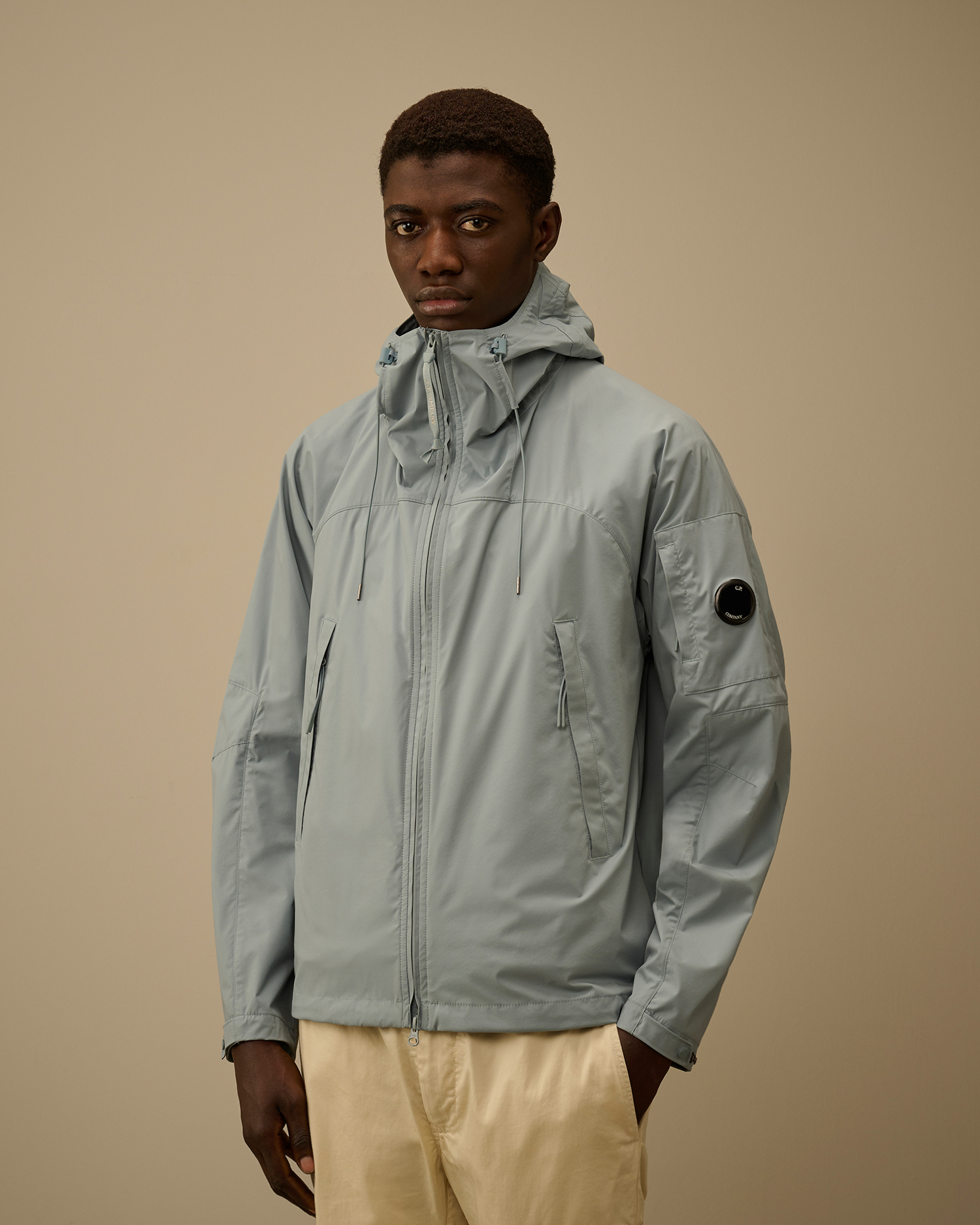Light-blue Pro-Tek Hooded Lens Jacket | CPC SCA Online Store