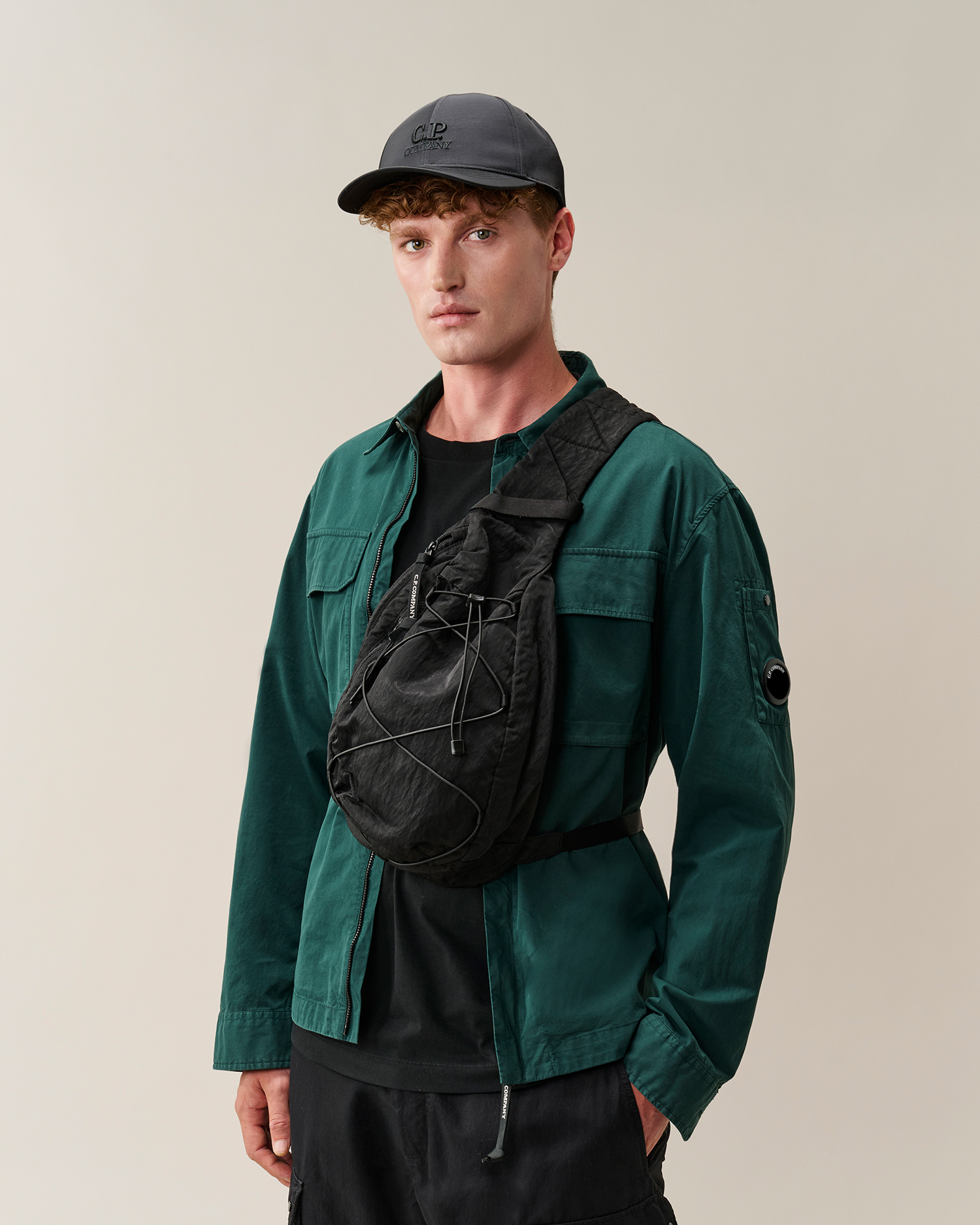 Black Nylon B Lens Crossbody Rucksack | CPC JP Online Store