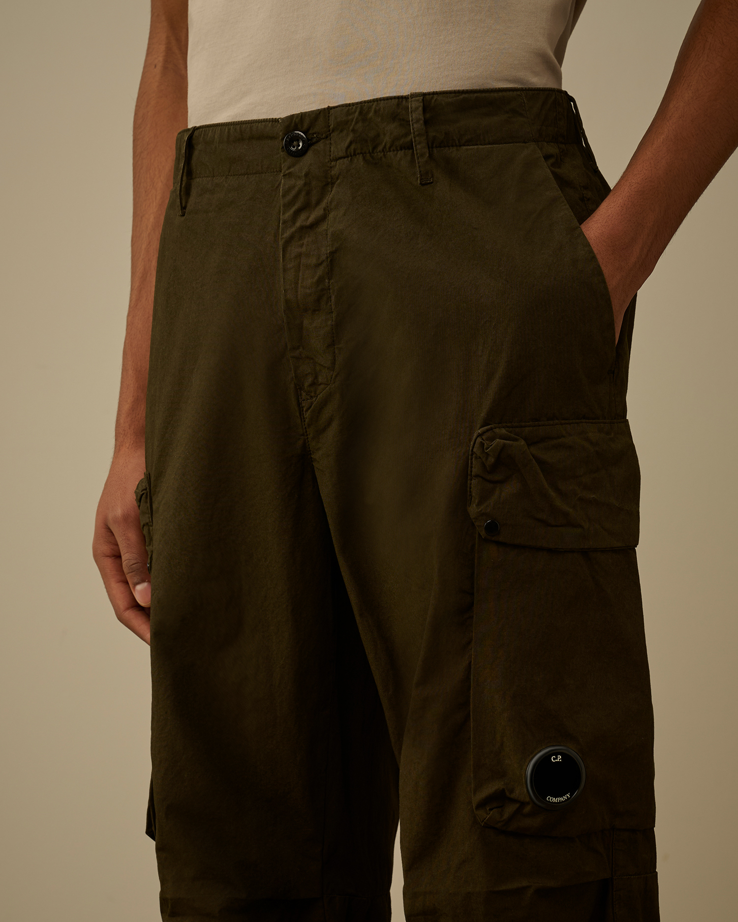 Green Micro-Reps Boxy Cargo Lens Pants | CPC SCA Online Store