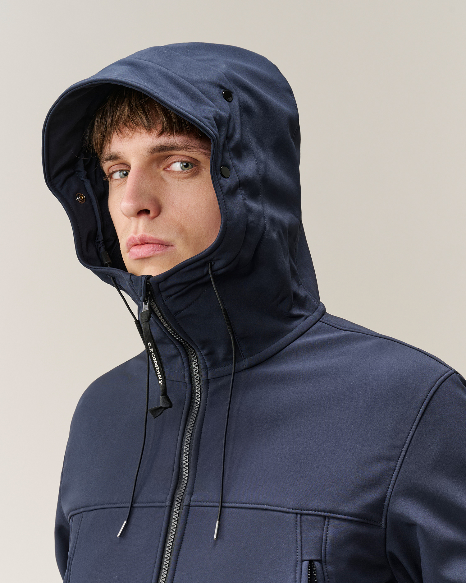 C.P. COMPANY グーグル ジャケット シェル Blue C.P. Shell-R Goggle Jacket | CPC JP Online Store