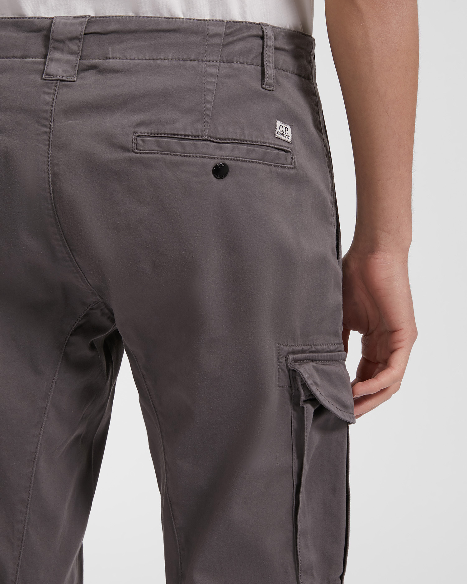 Stretch Sateen Garment Dyed Cargo Pants | C.P. Company Online Store