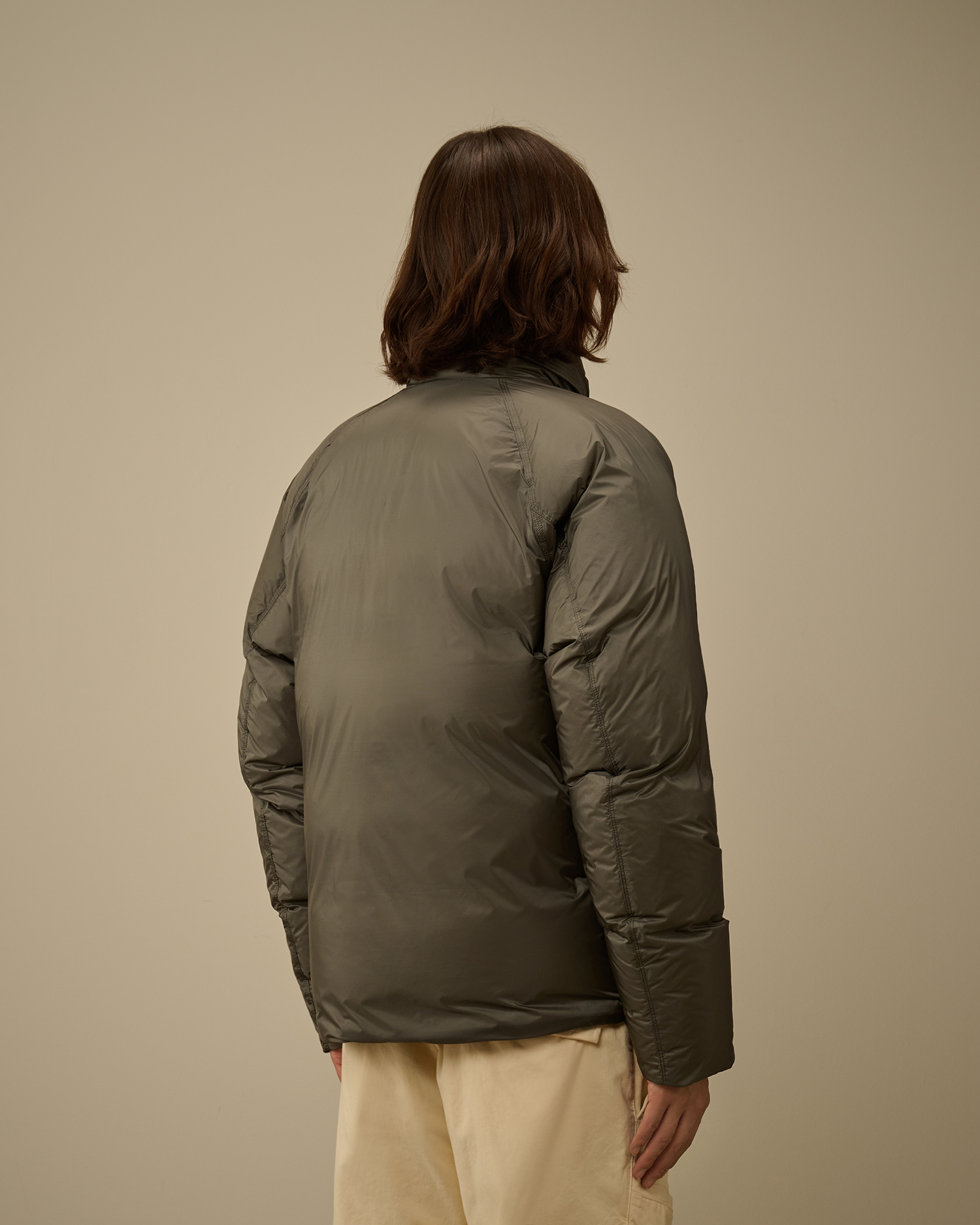 Grey Down Shield Hooded Lens Jacket | CPC USCA Online Store