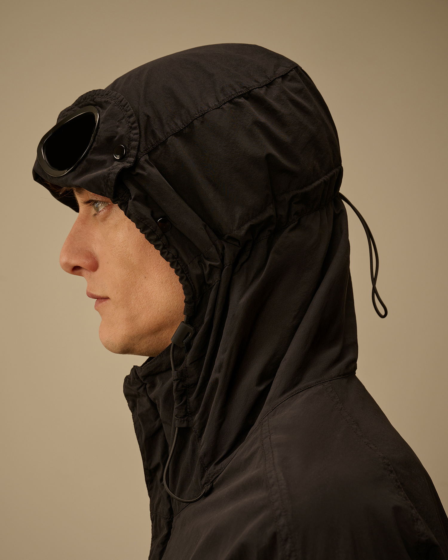 Black Flatt Nylon Goggle Jacket | CPC USCA Online Store