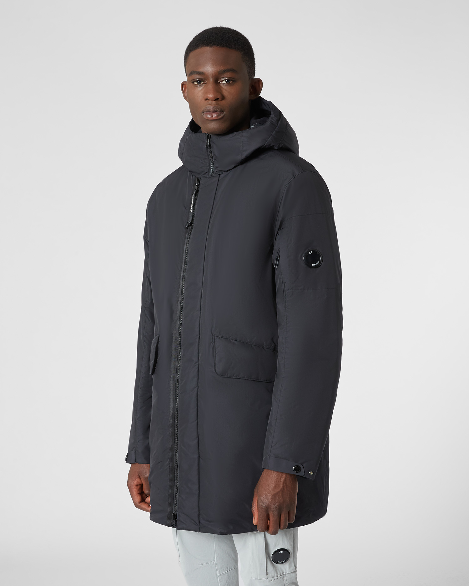 cp company micro lens hoodie