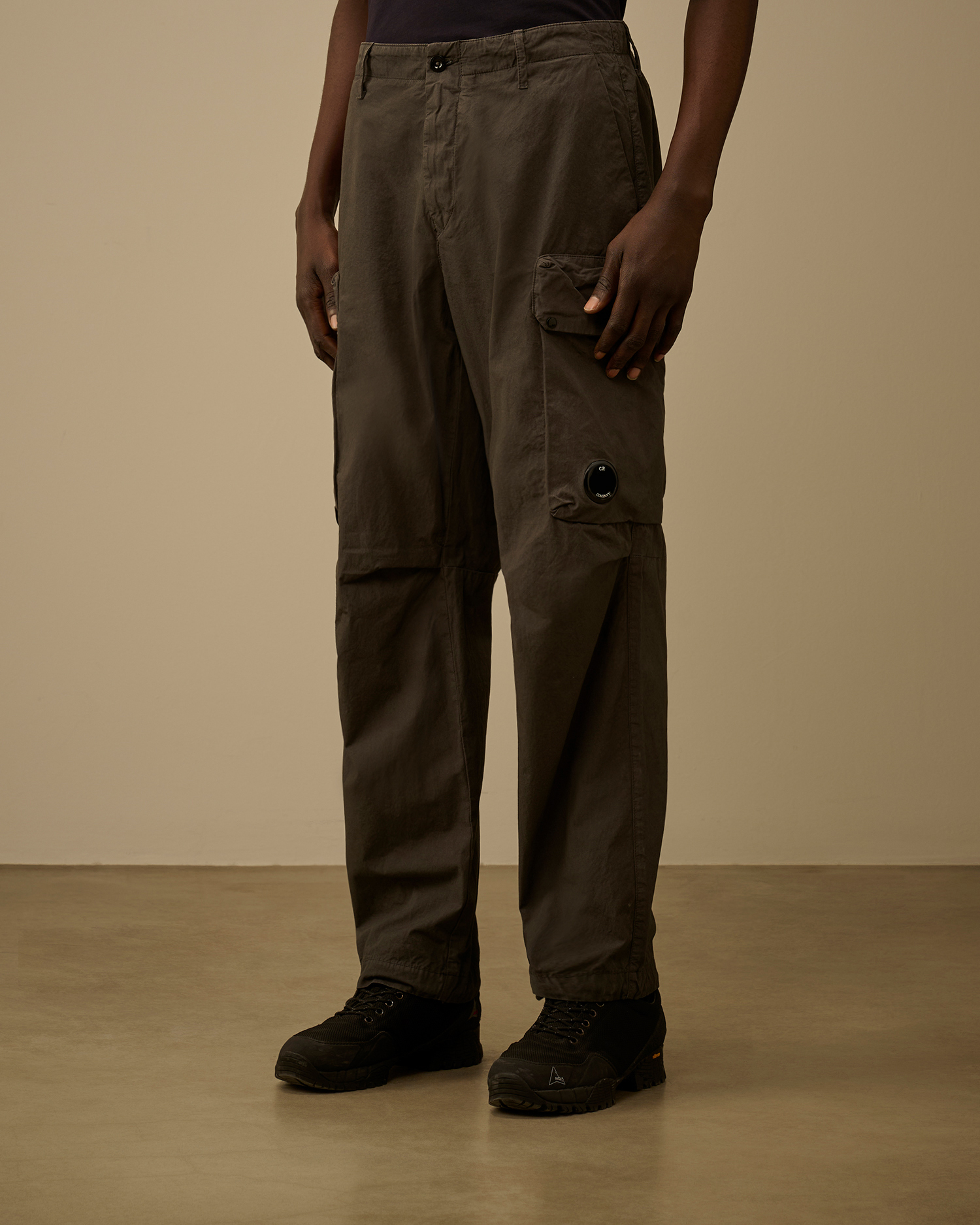 Grey Micro-Reps Boxy Cargo Lens Pants | CPC BNL Online Store