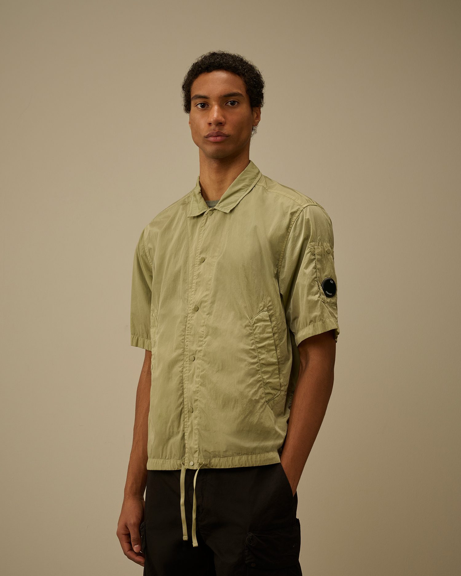 Green Chrome-R Short Sleeve Lens Overshirt | CPC USCA Online Store
